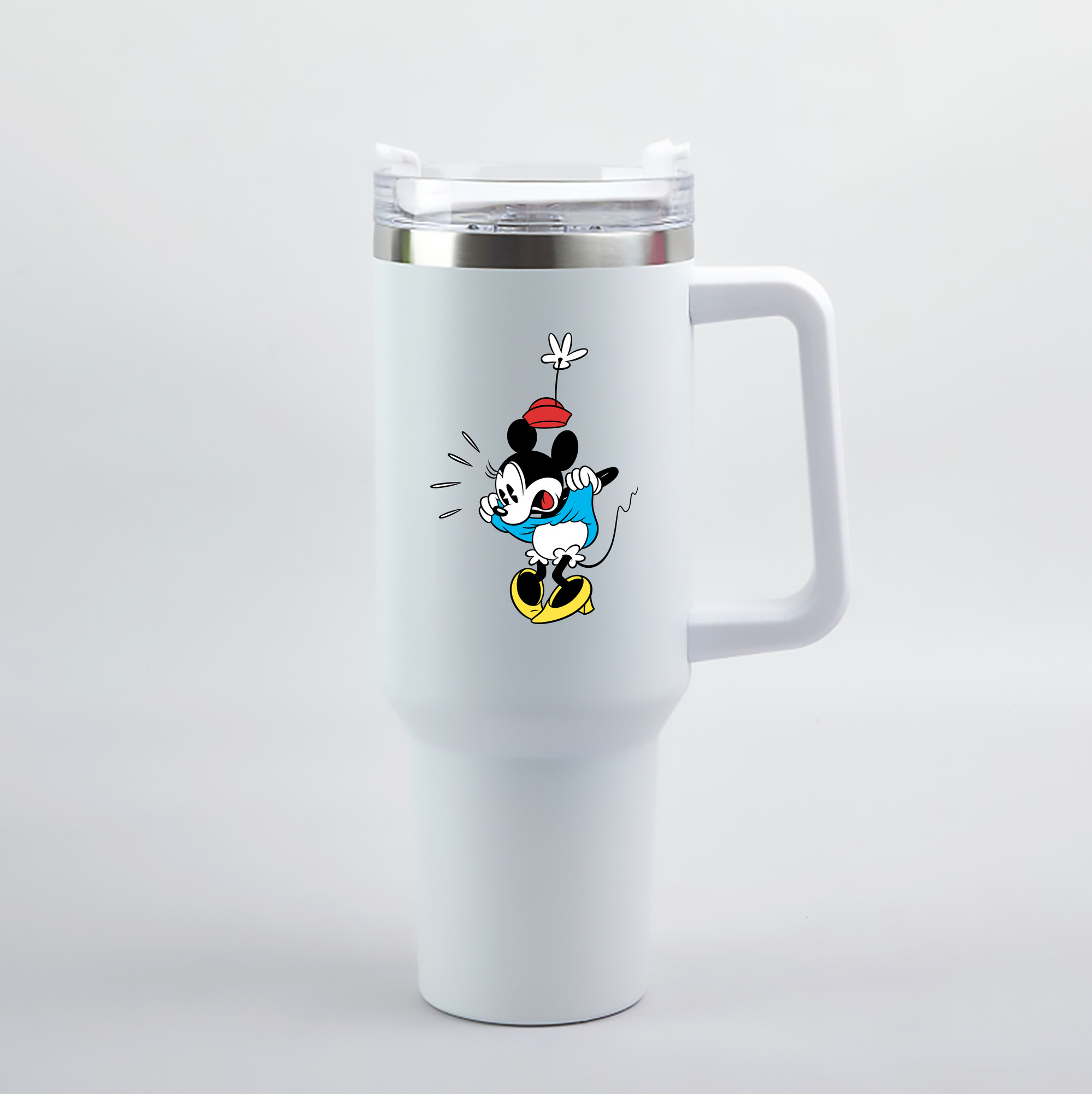 （画像用） ミッキーマウス Mickey Mouse 1200mL車用タンブラー（カラープリント）