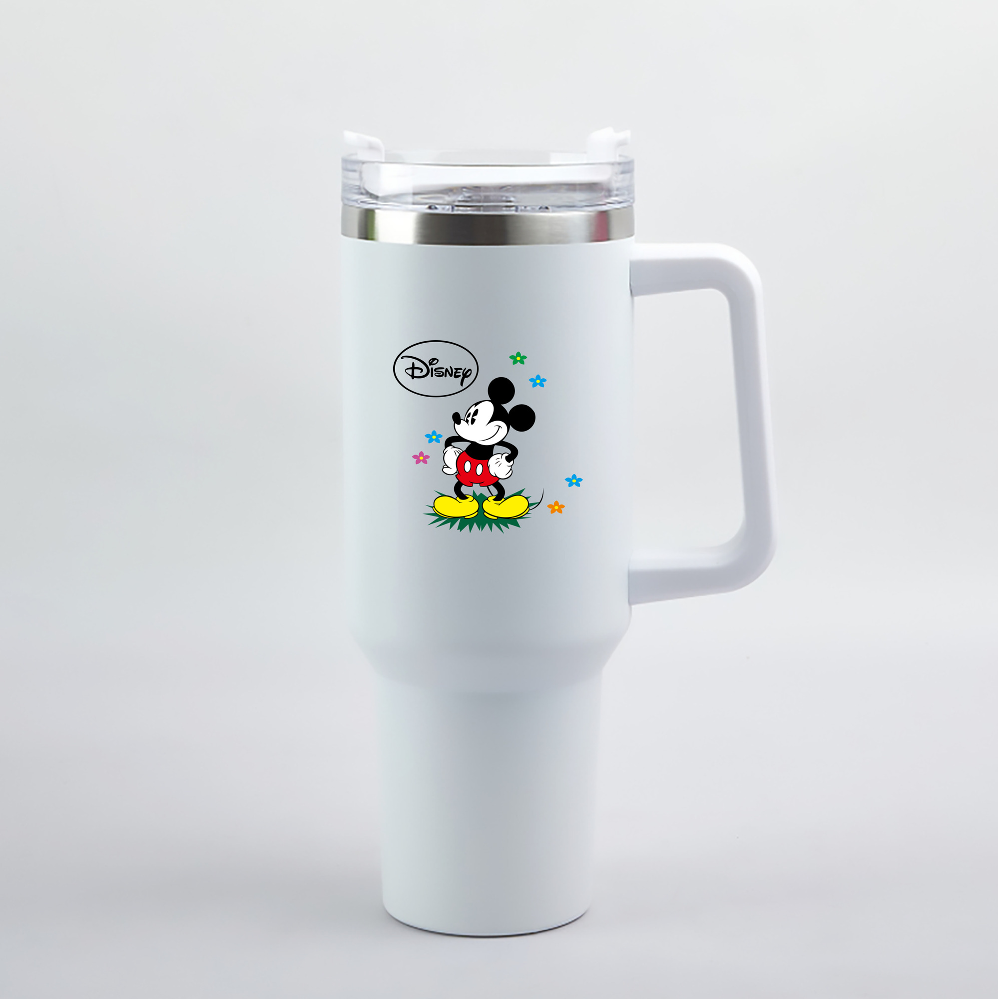 （画像用） ミッキーマウス Mickey Mouse 1200mL車用タンブラー（カラープリント）