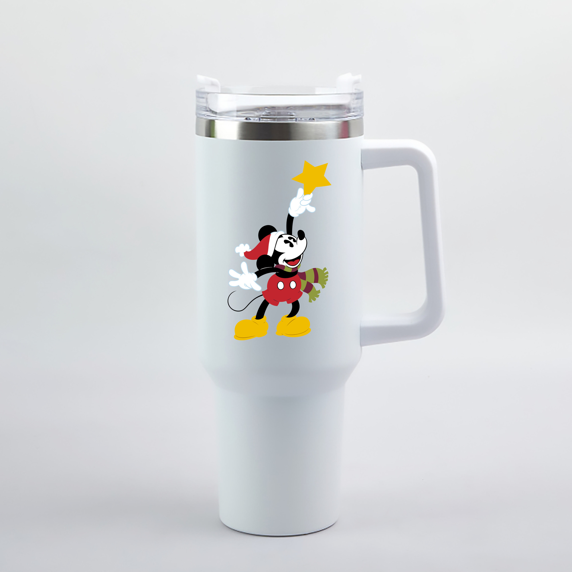 （画像用） ミッキーマウス Mickey Mouse 1200mL車用タンブラー（カラープリント）