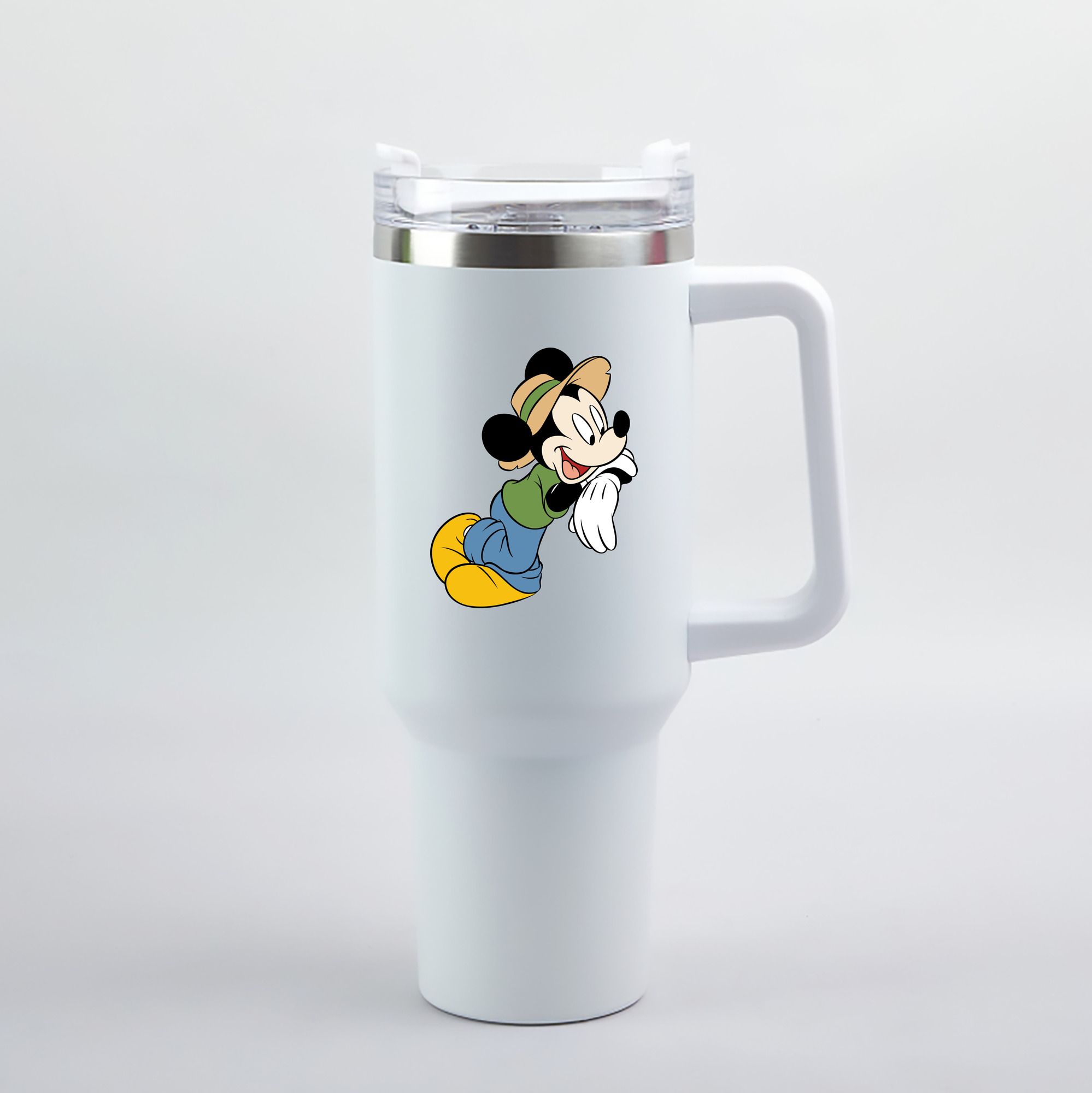 （画像用） ミッキーマウス Mickey Mouse 1200mL車用タンブラー（カラープリント）
