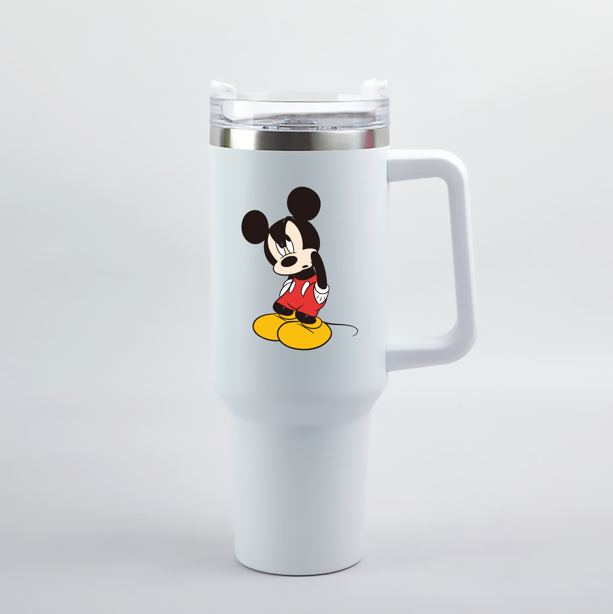 （画像用） ミッキーマウス Mickey Mouse 1200mL車用タンブラー（カラープリント）