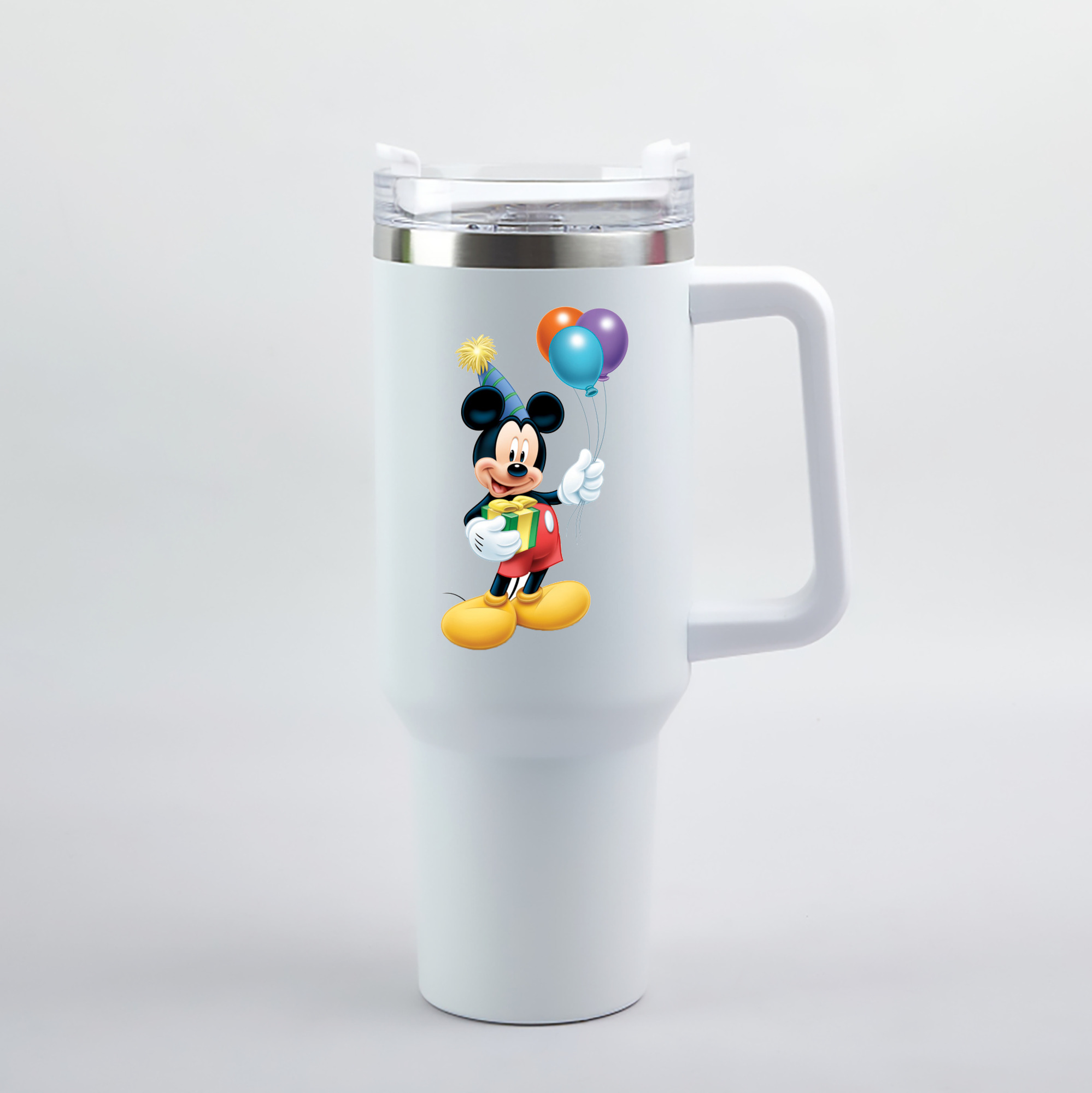 （画像用） ミッキーマウス Mickey Mouse 1200mL車用タンブラー（カラープリント）