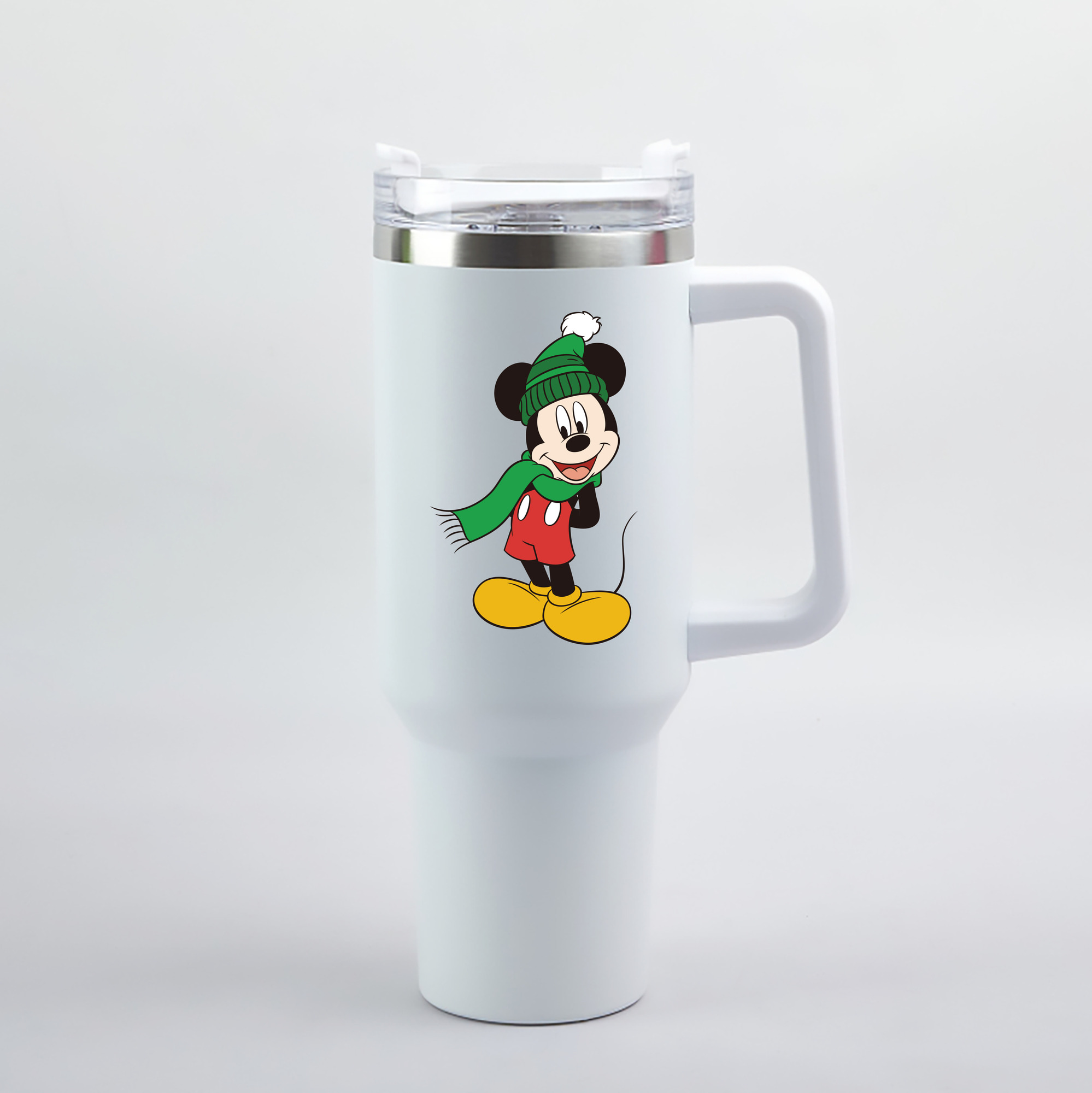 （画像用） ミッキーマウス Mickey Mouse 1200mL車用タンブラー（カラープリント）