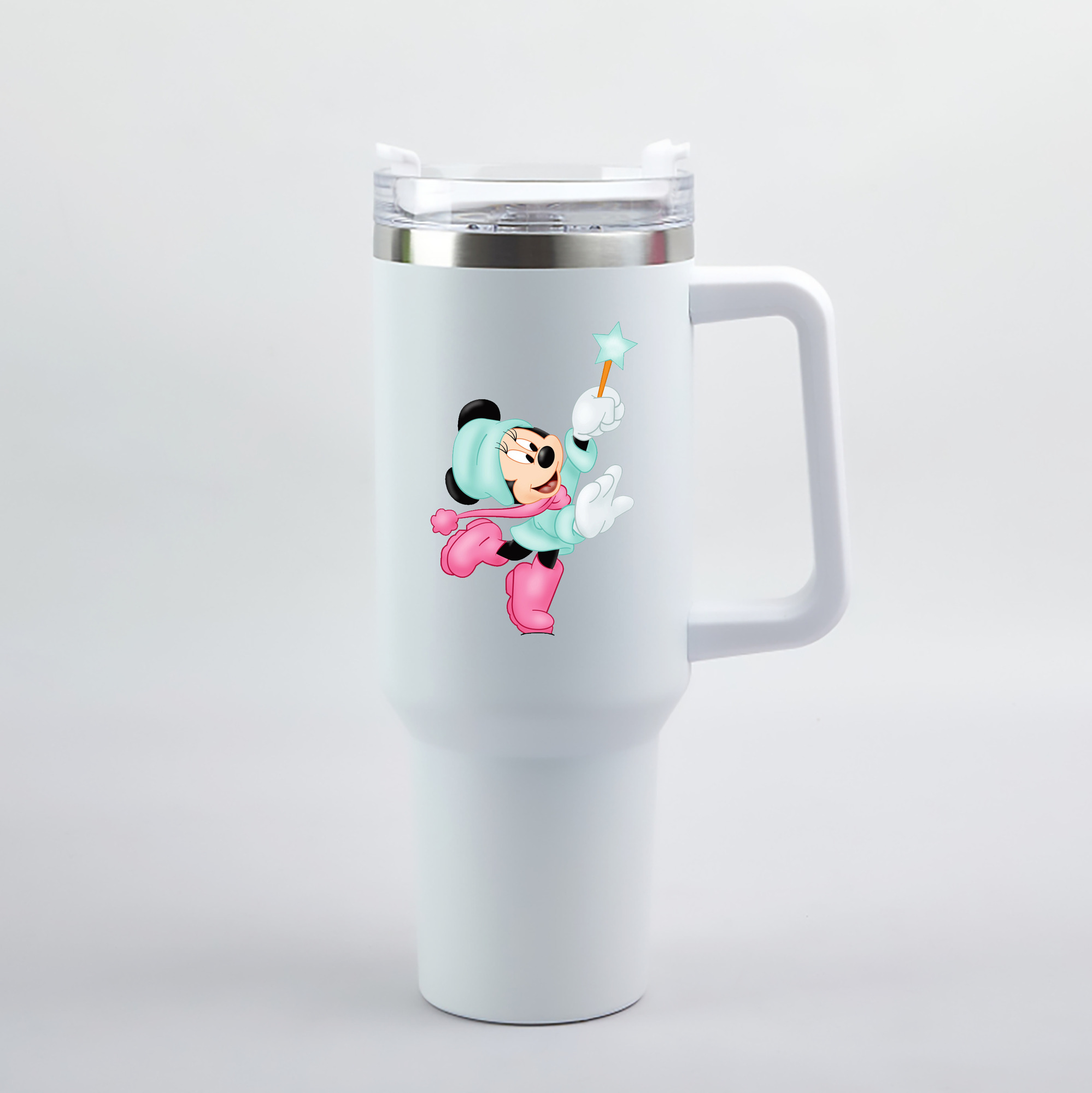 （画像用） ミッキーマウス Mickey Mouse 1200mL車用タンブラー（カラープリント）