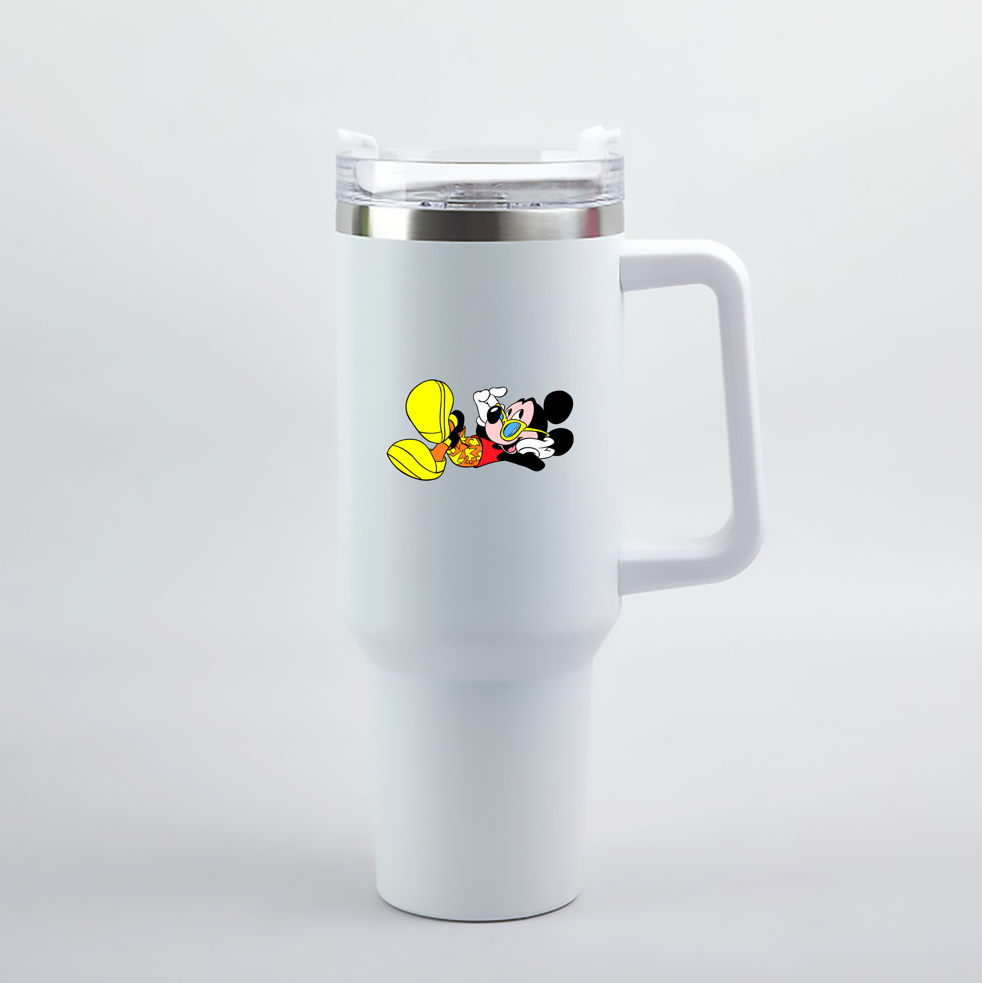 （画像用） ミッキーマウス Mickey Mouse 1200mL車用タンブラー（カラープリント）
