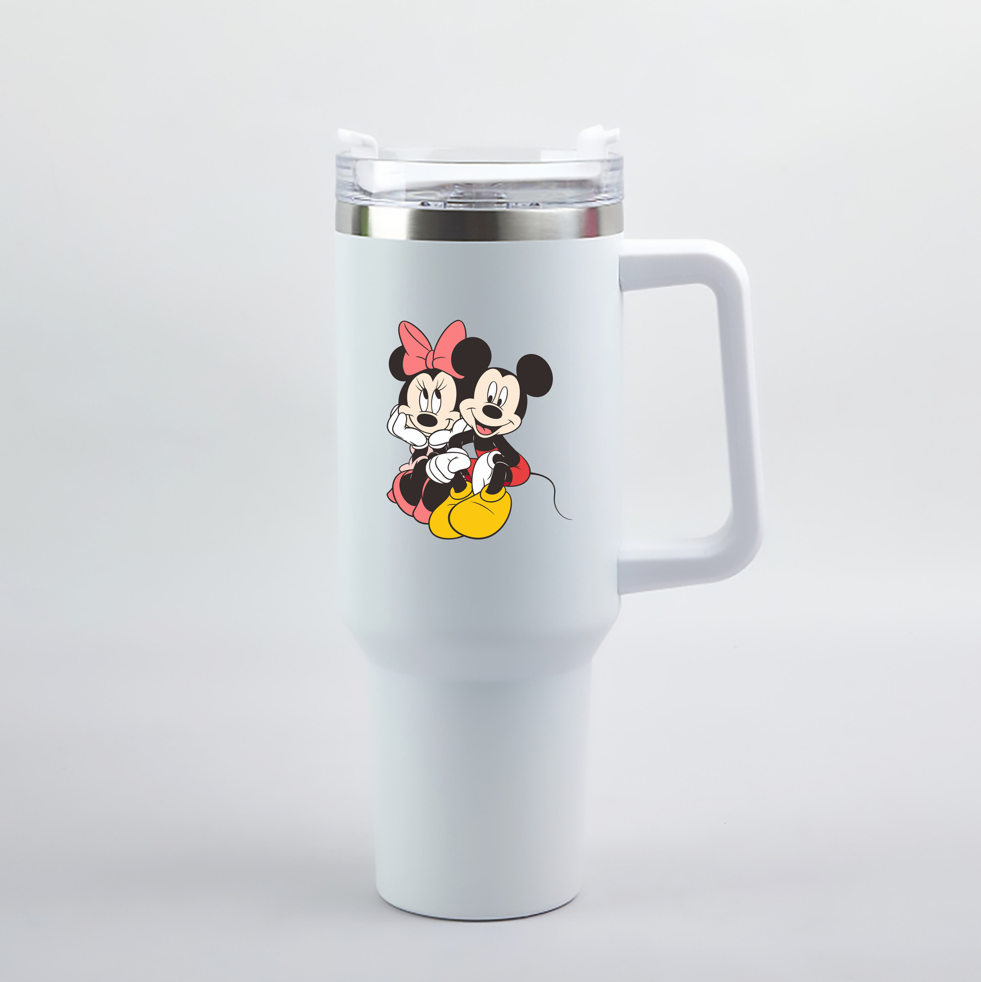 （画像用） ミッキーマウス Mickey Mouse 1200mL車用タンブラー（カラープリント）
