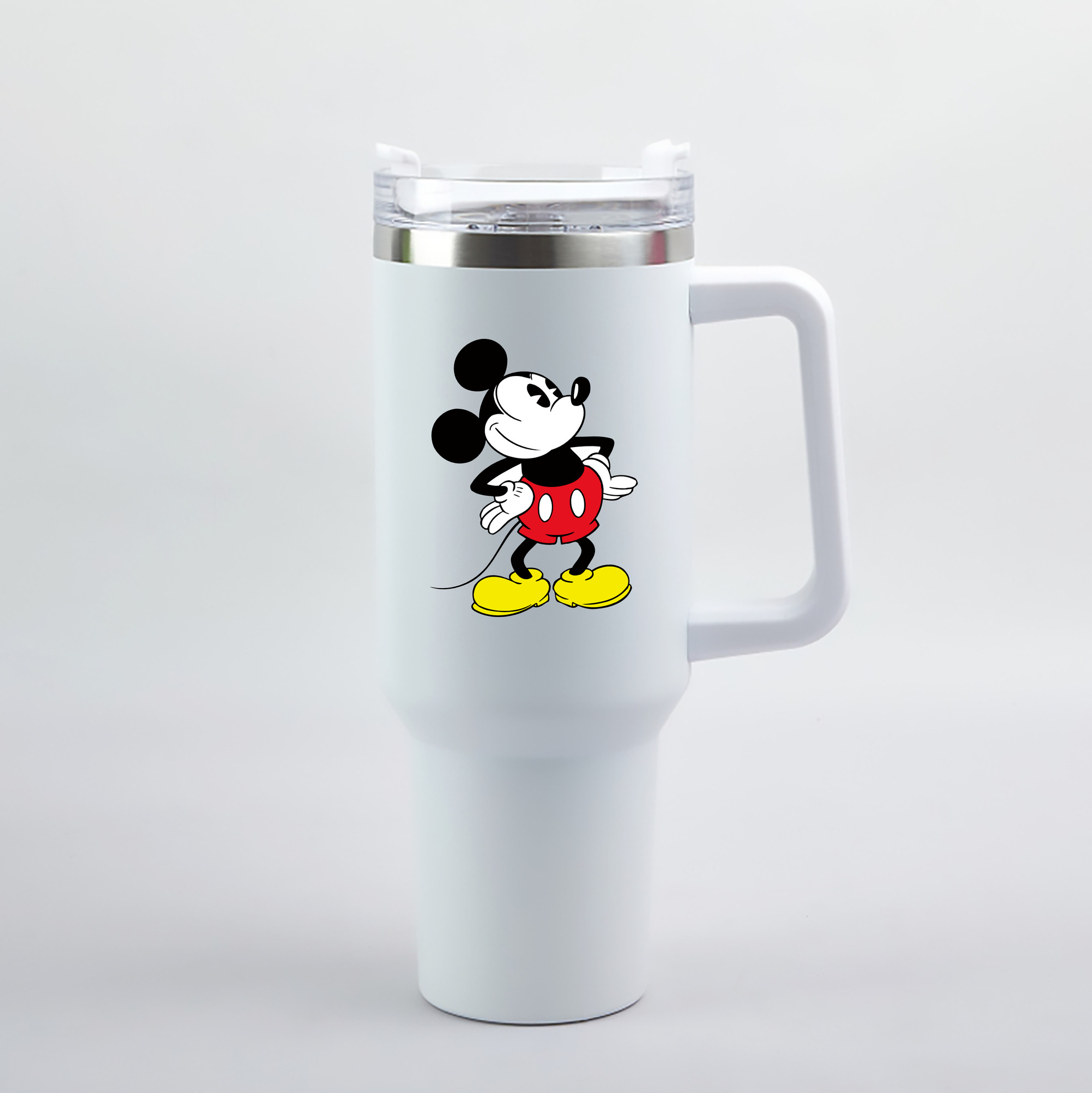 （画像用） ミッキーマウス Mickey Mouse 1200mL車用タンブラー（カラープリント）