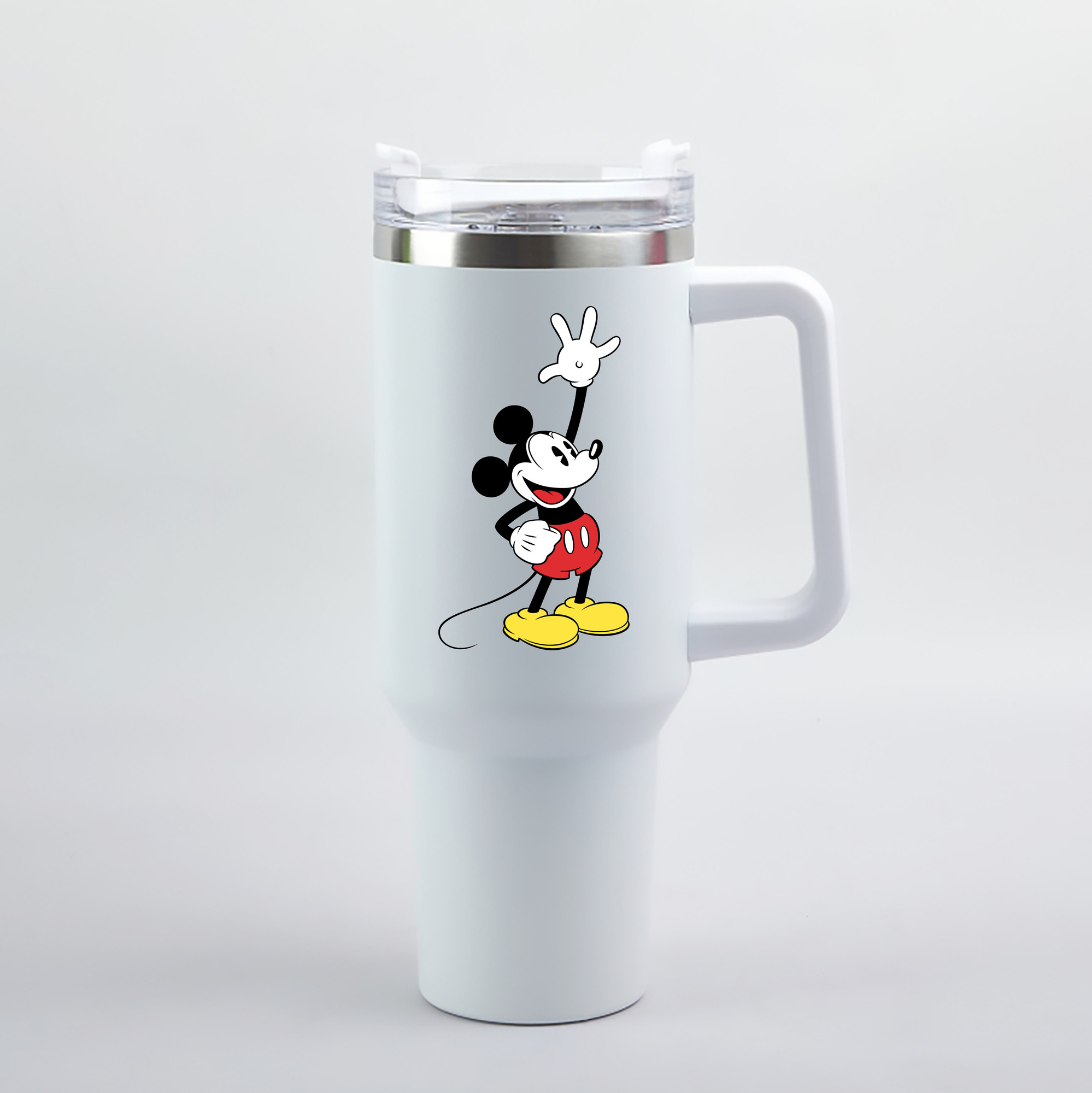 （画像用） ミッキーマウス Mickey Mouse 1200mL車用タンブラー（カラープリント）