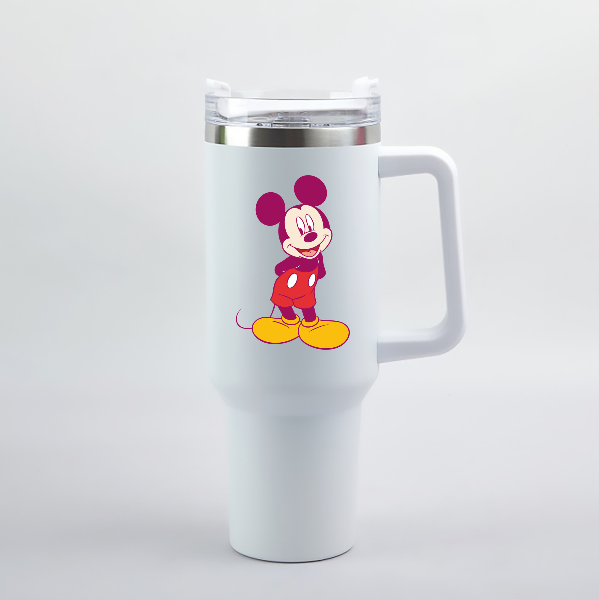 （画像用） ミッキーマウス Mickey Mouse 1200mL車用タンブラー（カラープリント）