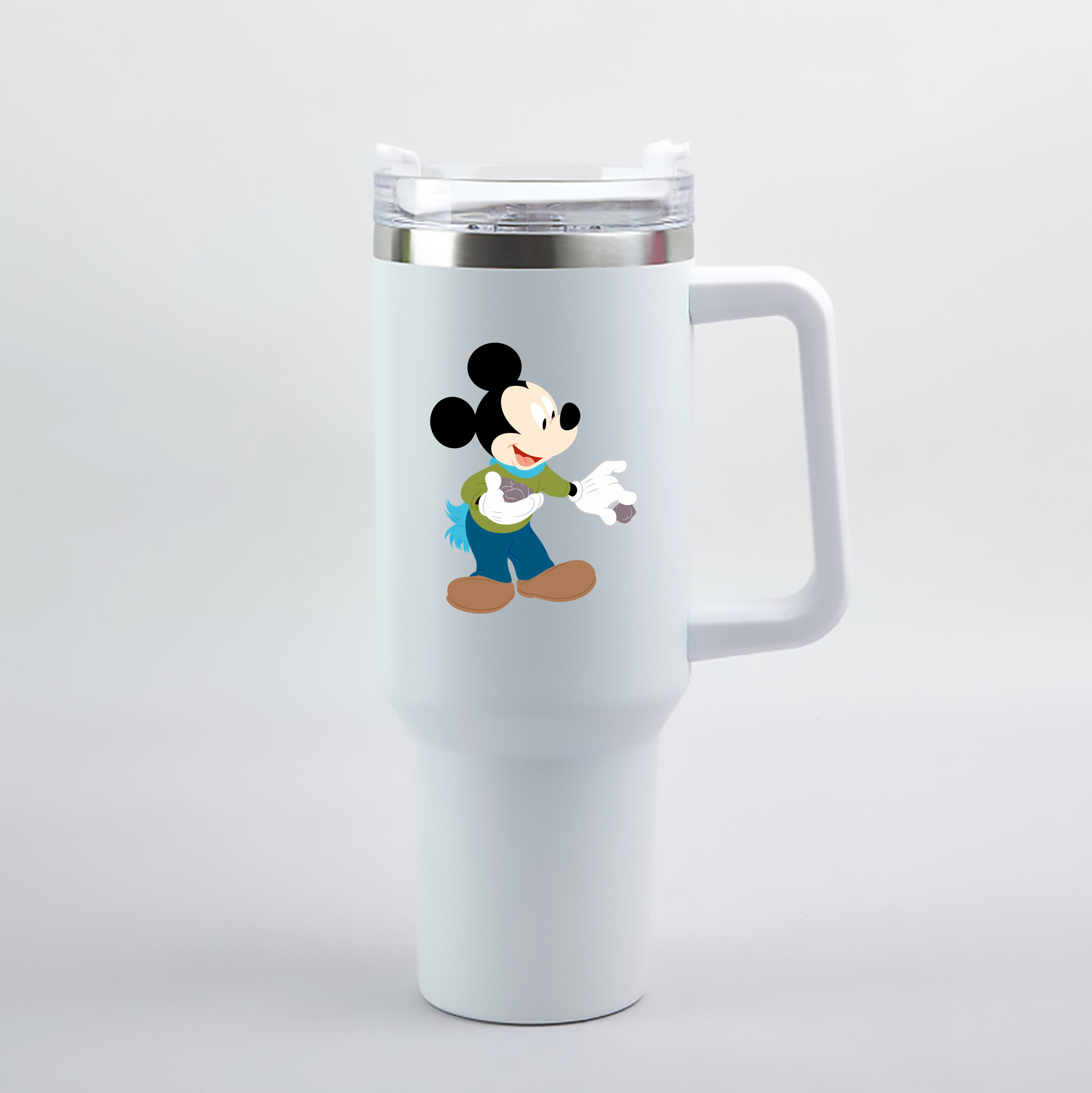 （画像用） ミッキーマウス Mickey Mouse 1200mL車用タンブラー（カラープリント）