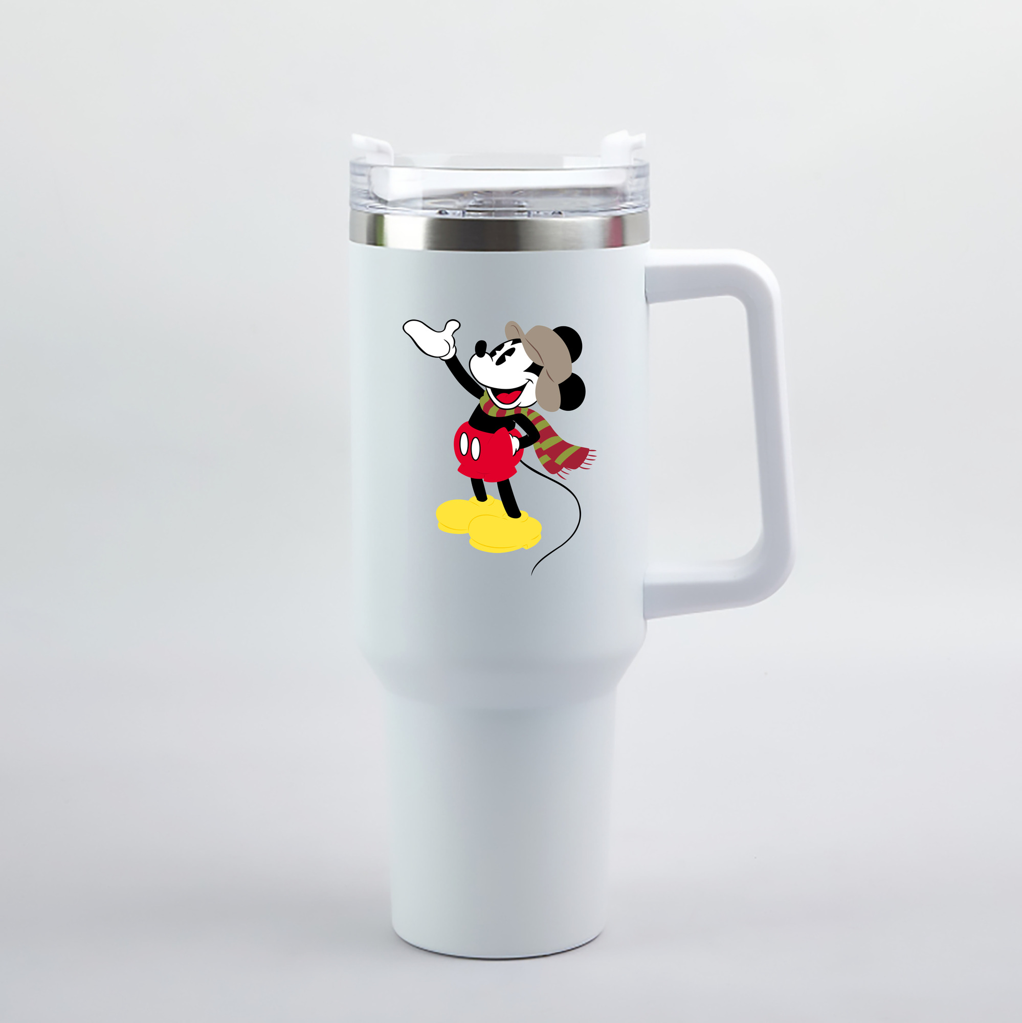 （画像用） ミッキーマウス Mickey Mouse 1200mL車用タンブラー（カラープリント）