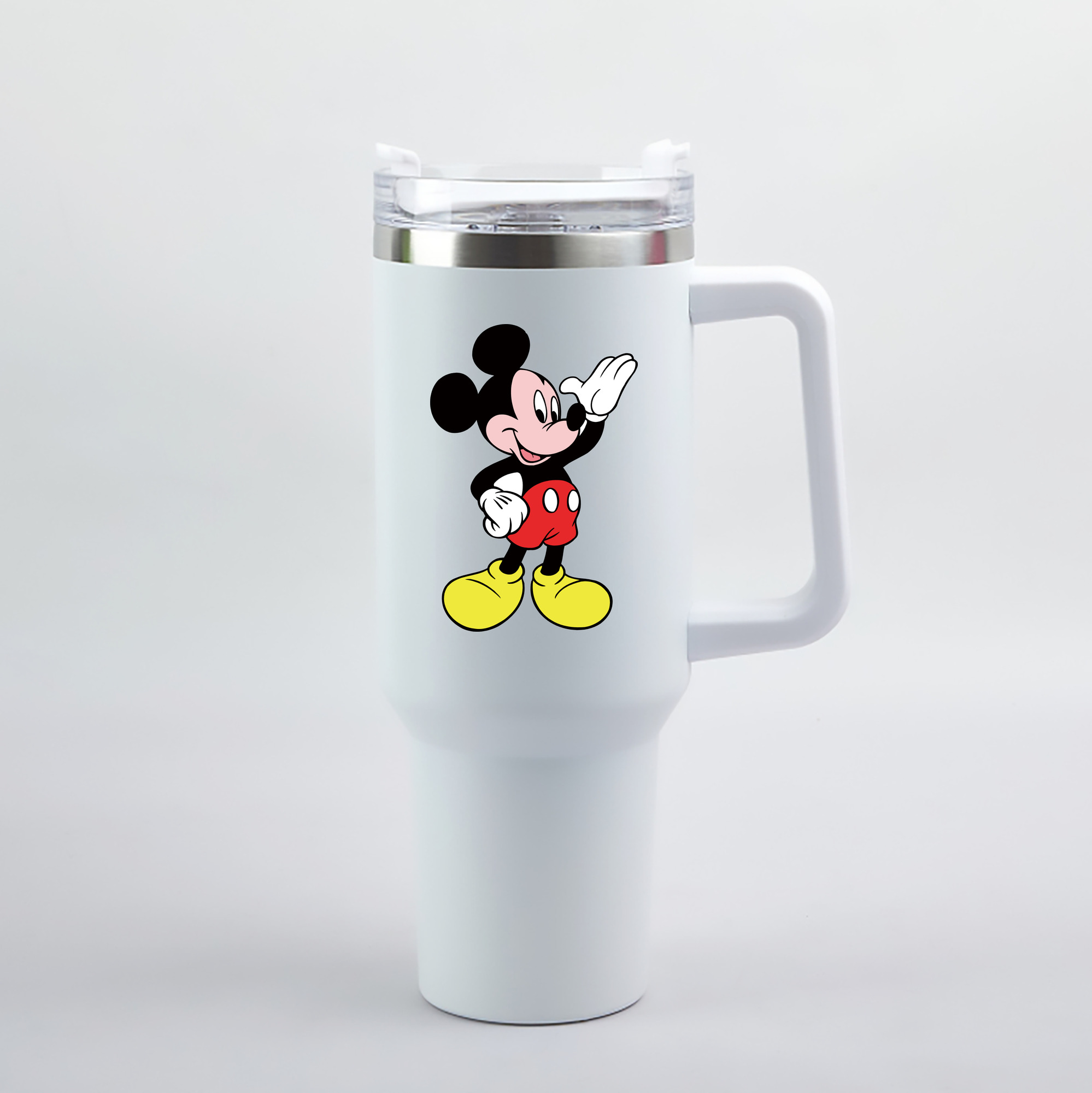 （画像用） ミッキーマウス Mickey Mouse 1200mL車用タンブラー（カラープリント）