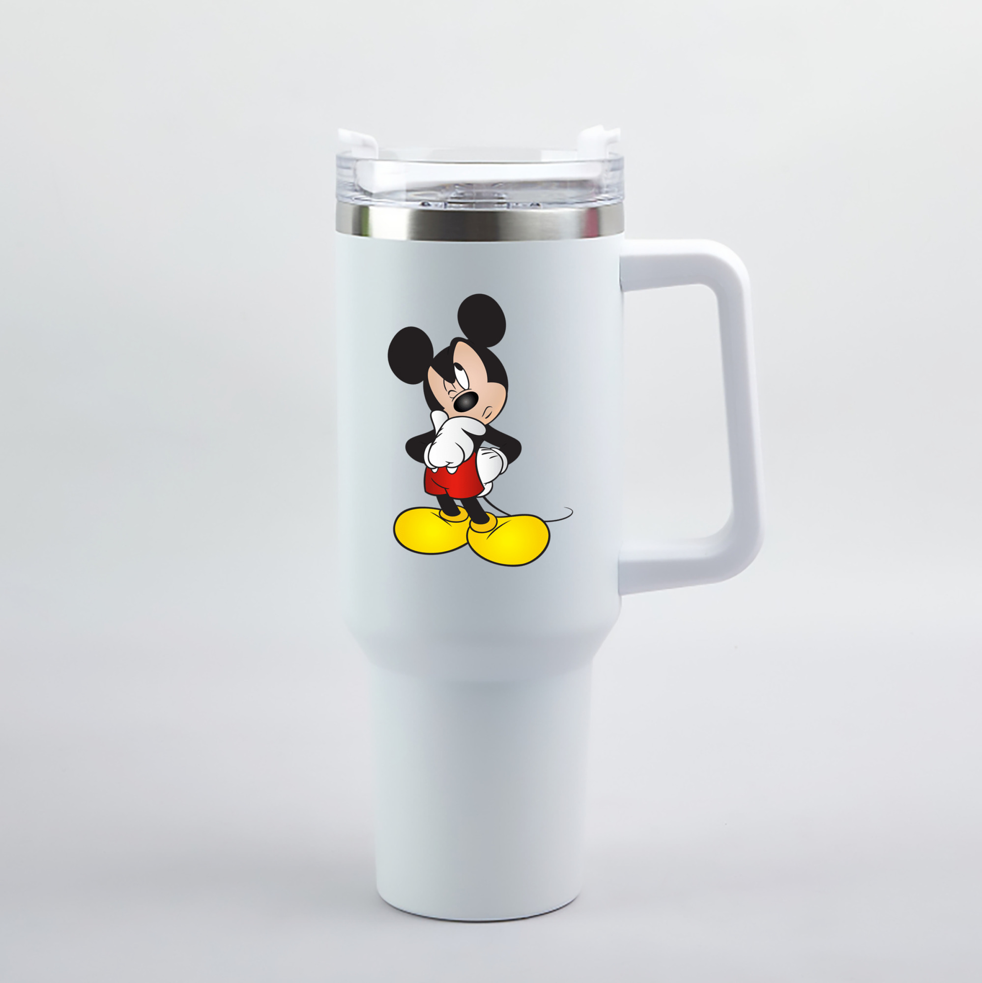 （画像用） ミッキーマウス Mickey Mouse 1200mL車用タンブラー（カラープリント）