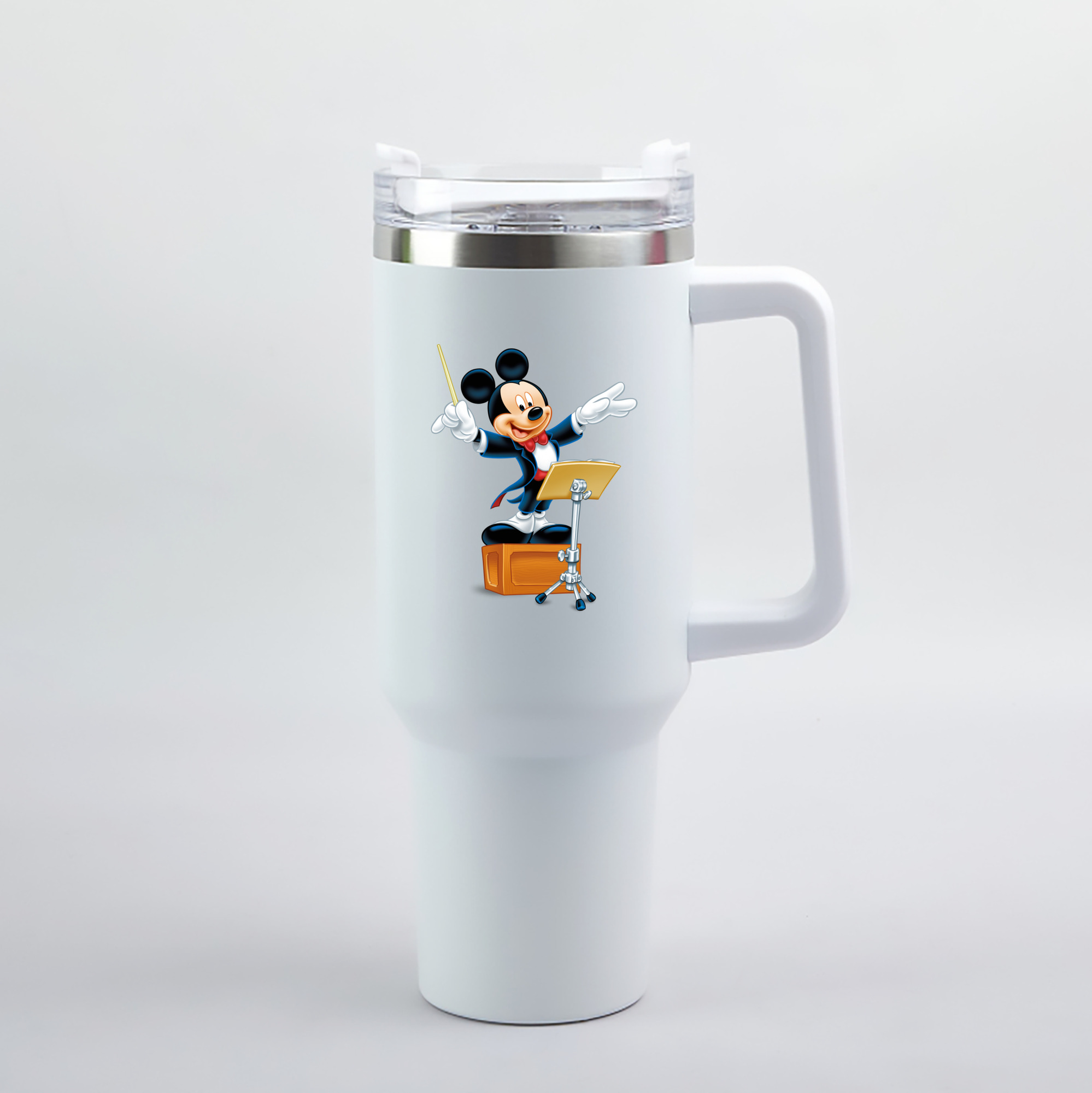 （画像用） ミッキーマウス Mickey Mouse 1200mL車用タンブラー（カラープリント）