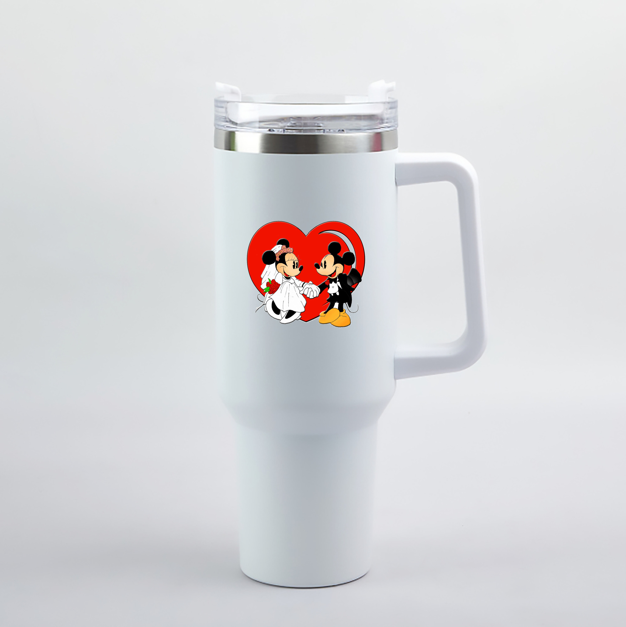 （画像用） ミッキーマウス Mickey Mouse 1200mL車用タンブラー（カラープリント）
