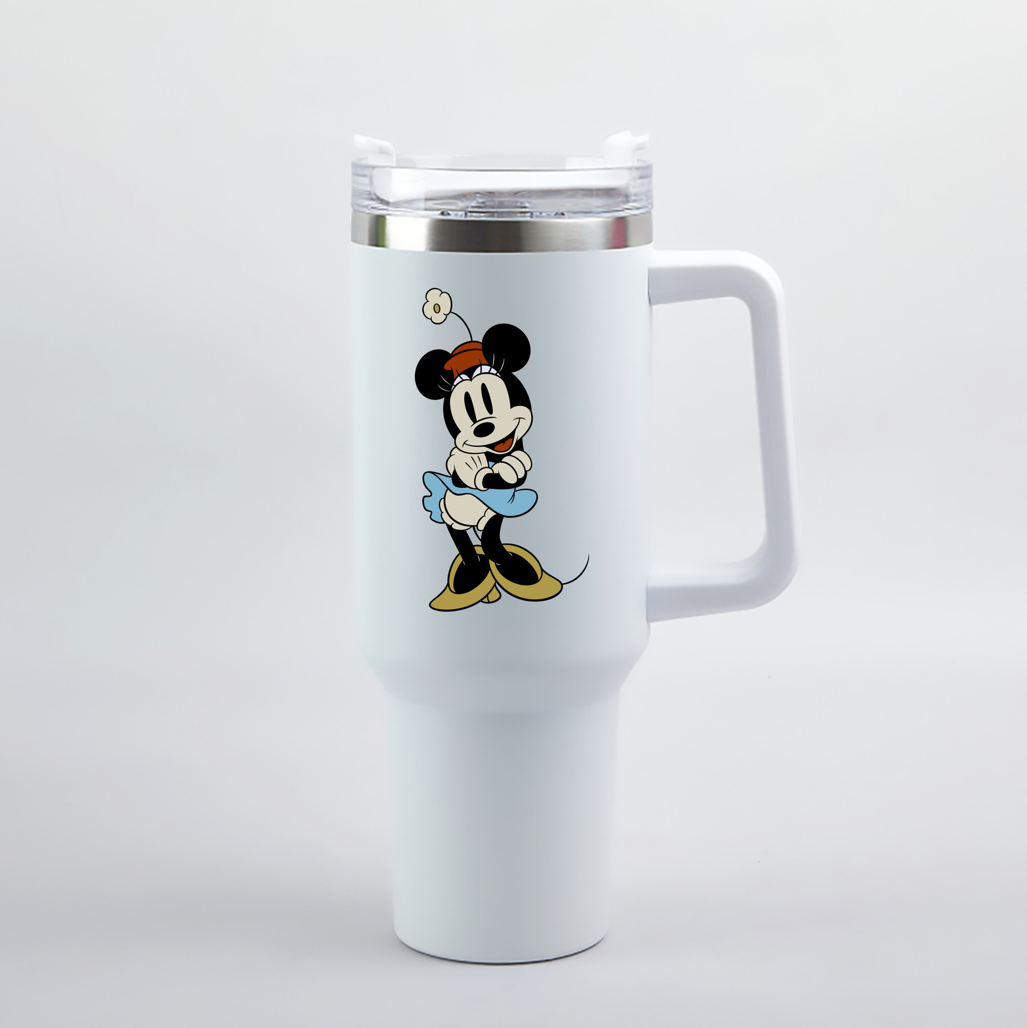 （画像用） ミッキーマウス Mickey Mouse 1200mL車用タンブラー（カラープリント）