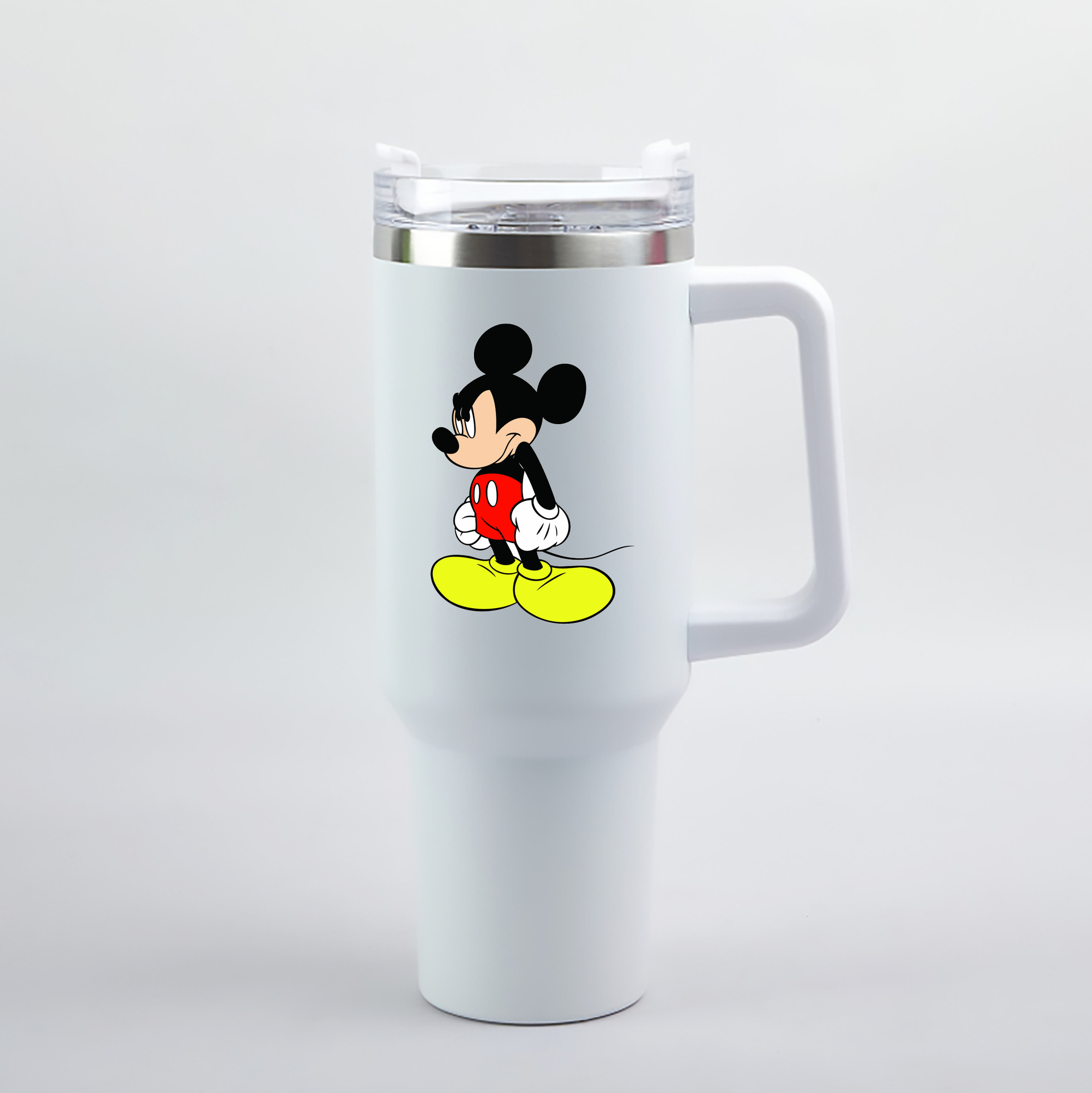 （画像用） ミッキーマウス Mickey Mouse 1200mL車用タンブラー（カラープリント）