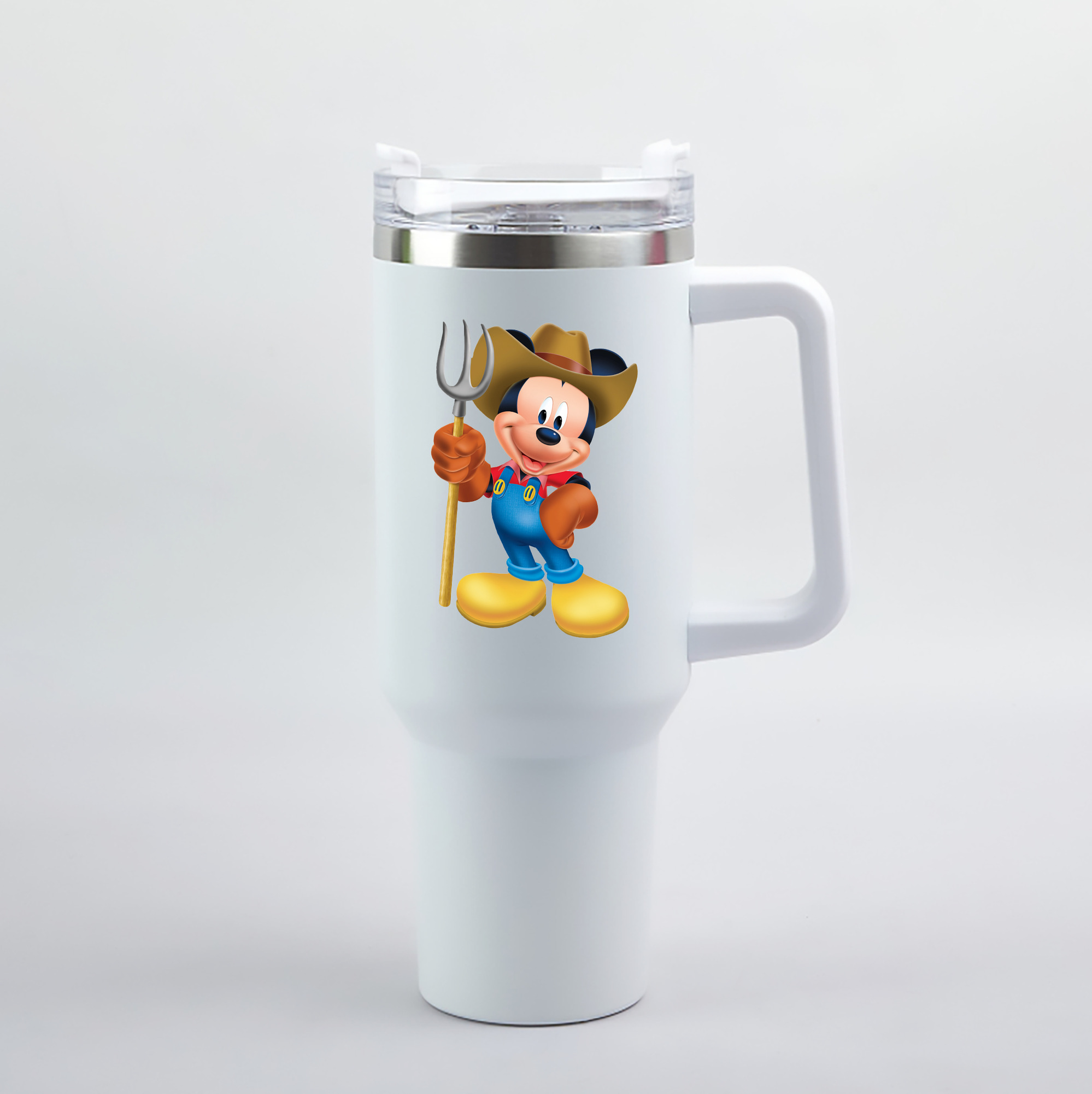 （画像用） ミッキーマウス Mickey Mouse 1200mL車用タンブラー（カラープリント）