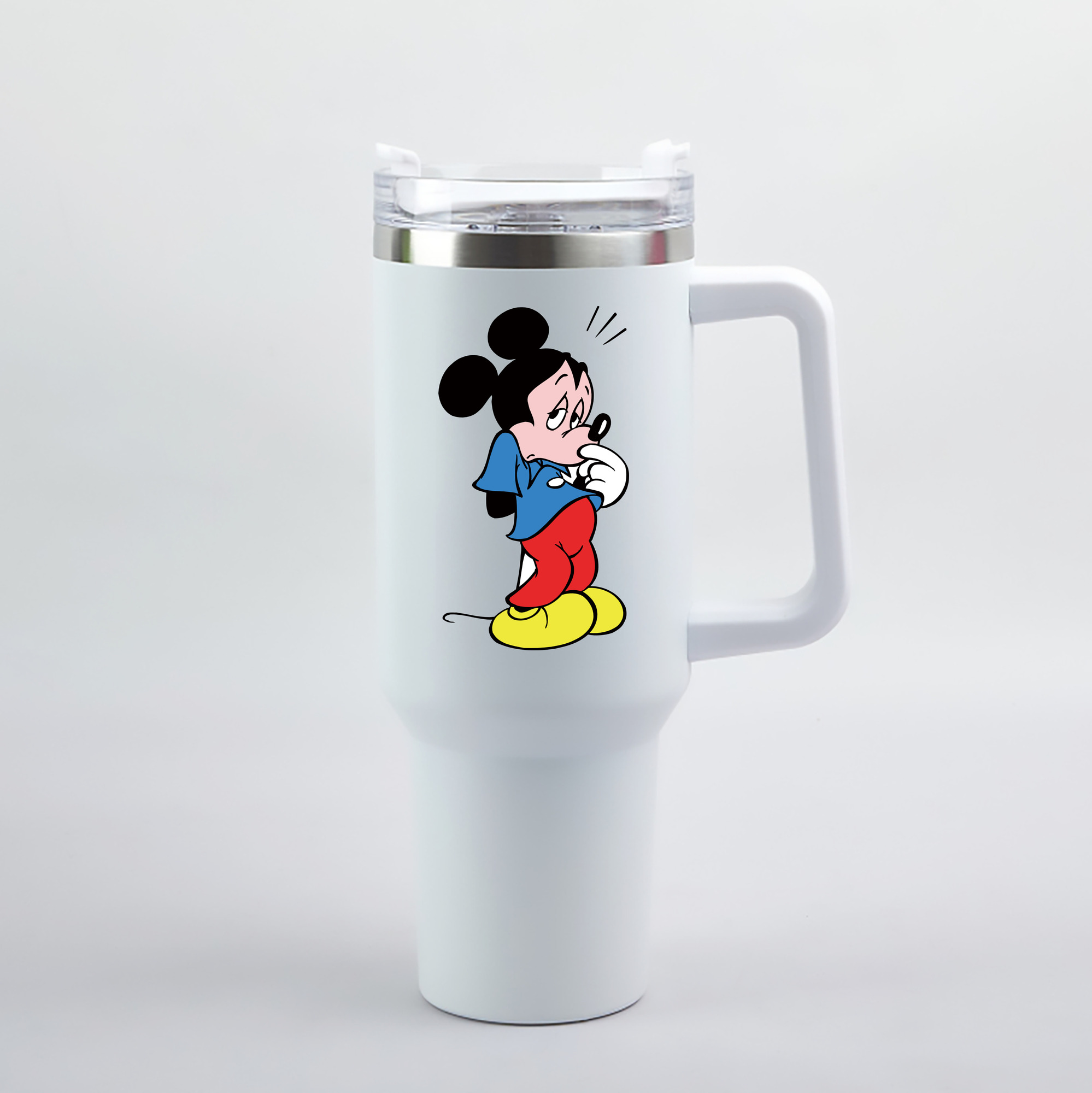 （画像用） ミッキーマウス Mickey Mouse 1200mL車用タンブラー（カラープリント）