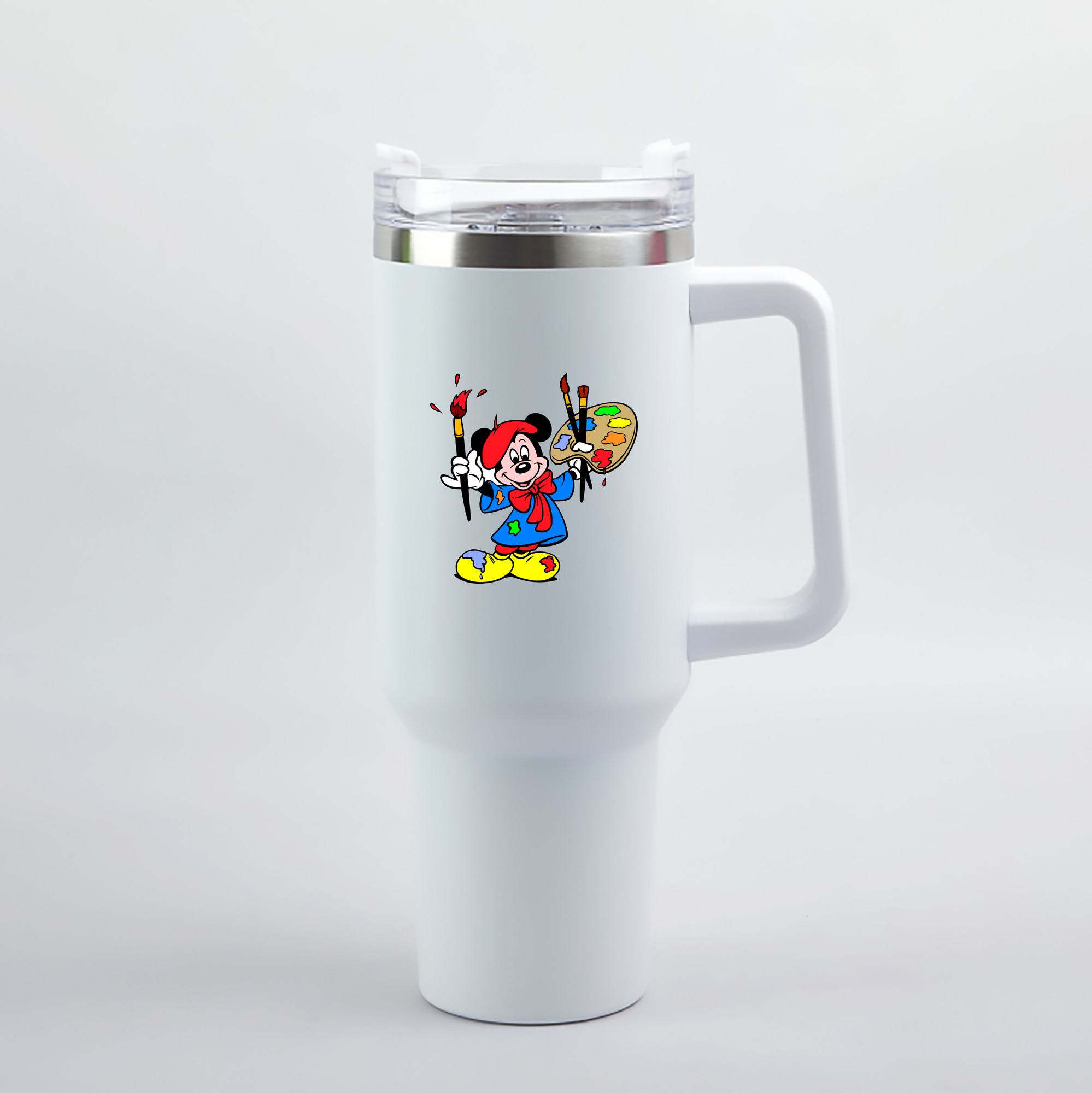 （画像用） ミッキーマウス Mickey Mouse 1200mL車用タンブラー（カラープリント）