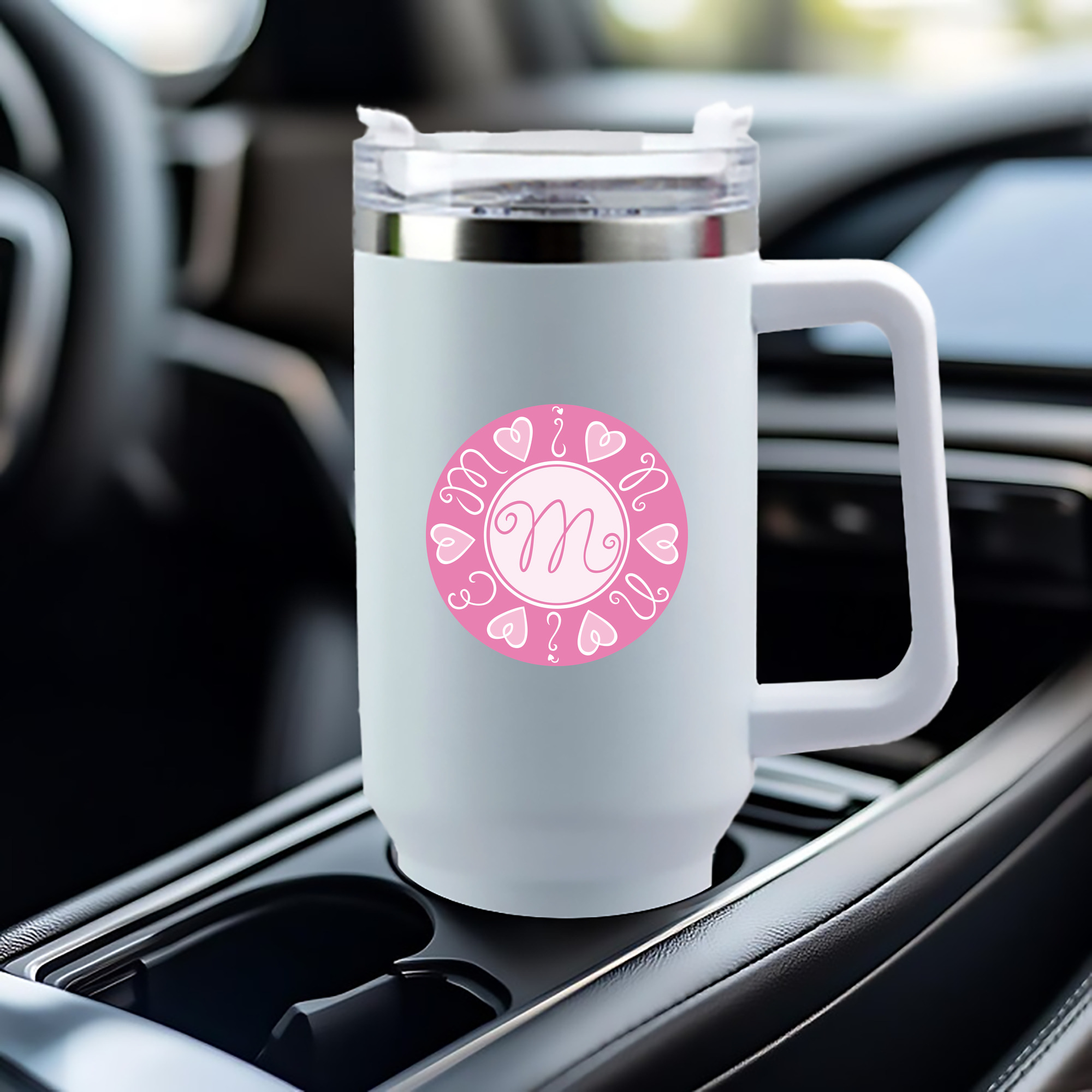 ミッキーマウス Mickey Mouse 1200mL車用タンブラー（カラープリント）