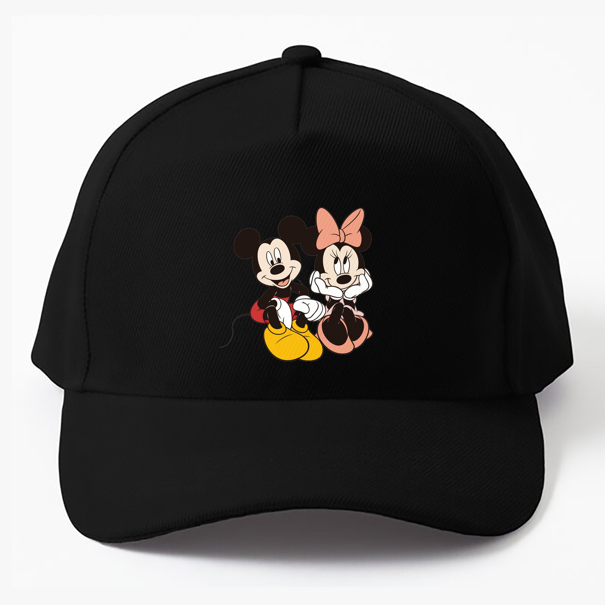 （画像用） ミッキーマウス Mickey Mouse ベースボールキャップ 綿100％ 男女兼用 帽子 スポーツ