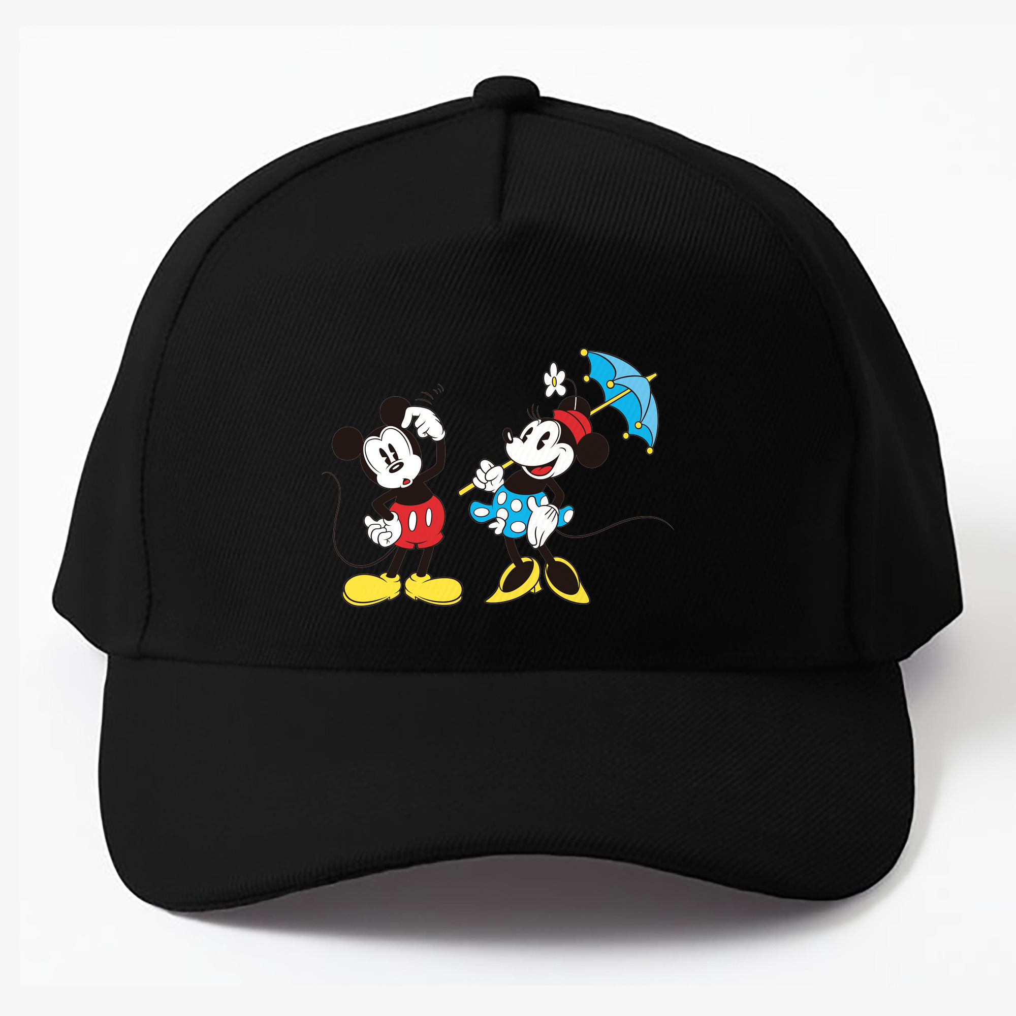 （画像用） ミッキーマウス Mickey Mouse ベースボールキャップ 綿100％ 男女兼用 帽子 スポーツ