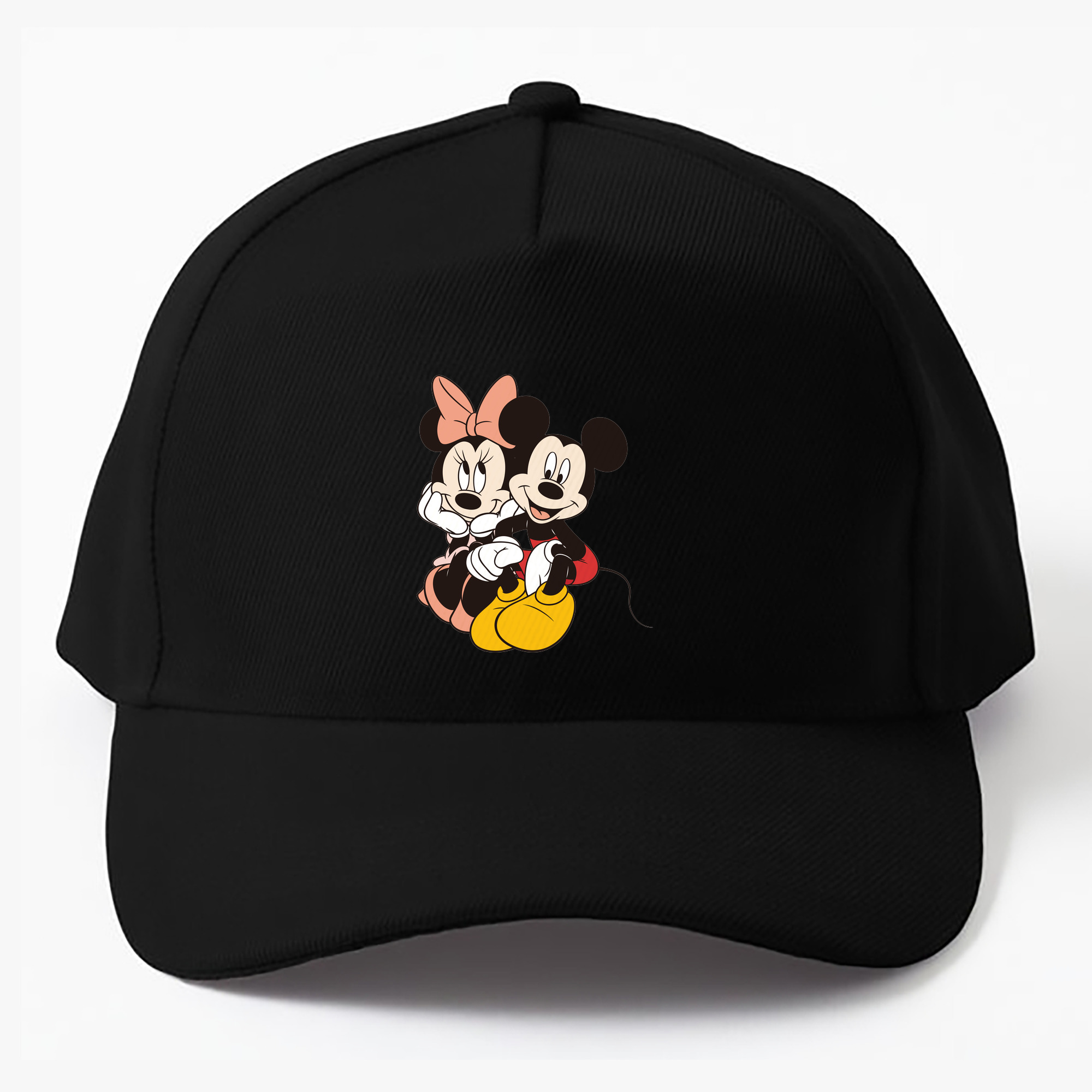 （画像用） ミッキーマウス Mickey Mouse ベースボールキャップ 綿100％ 男女兼用 帽子 スポーツ