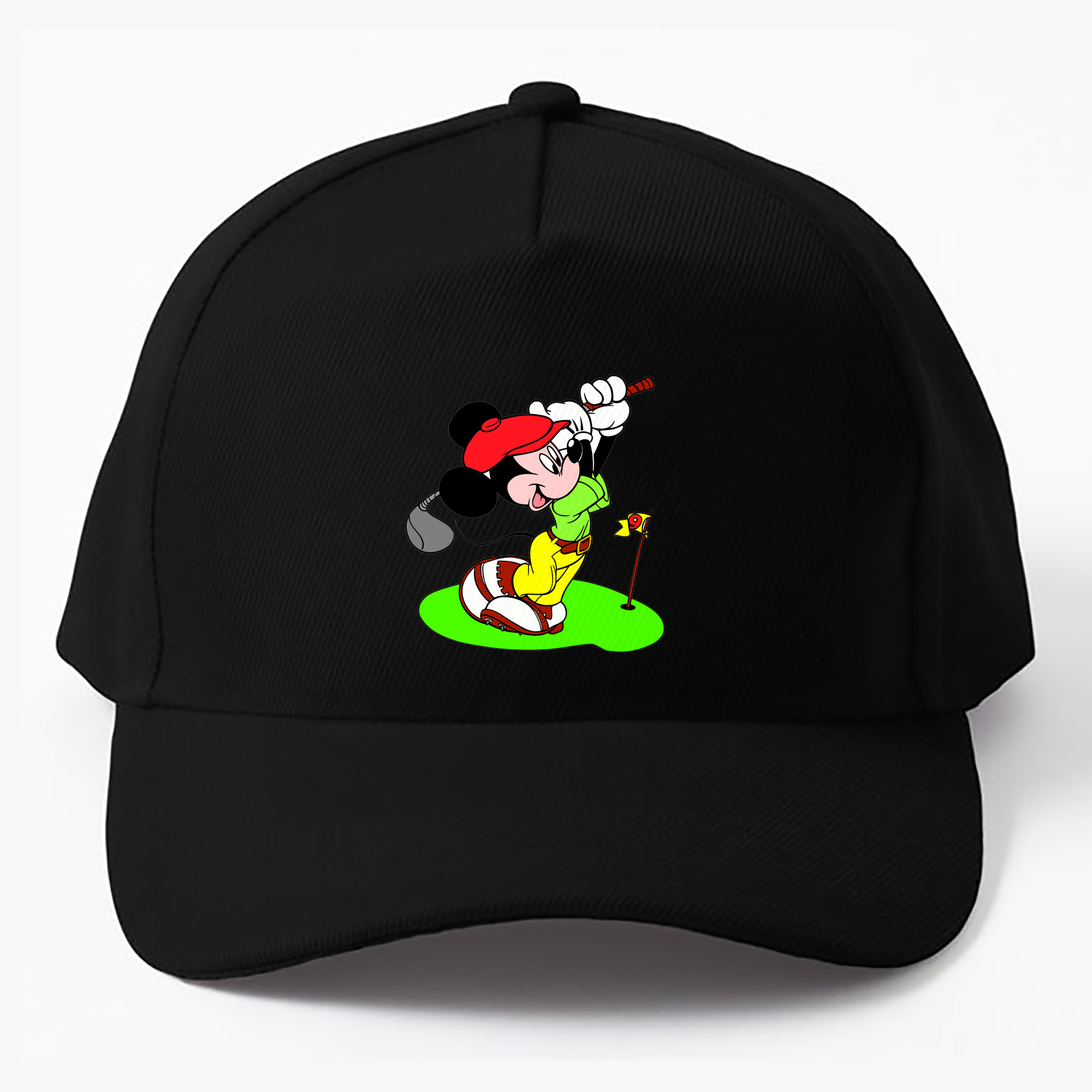（画像用） ミッキーマウス Mickey Mouse ベースボールキャップ 綿100％ 男女兼用 帽子 スポーツ