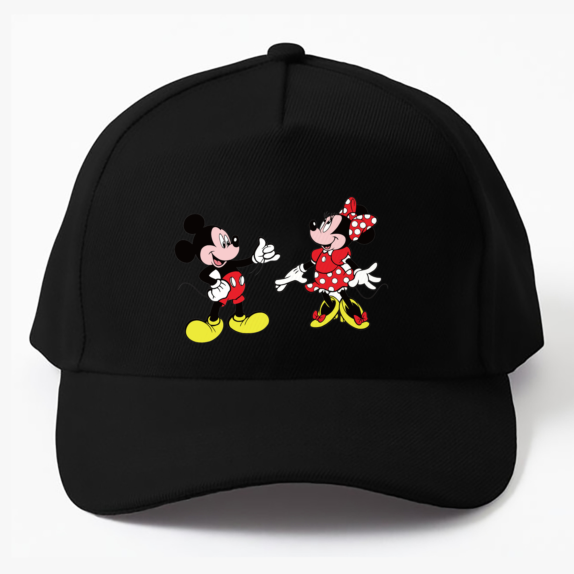 （画像用） ミッキーマウス Mickey Mouse ベースボールキャップ 綿100％ 男女兼用 帽子 スポーツ