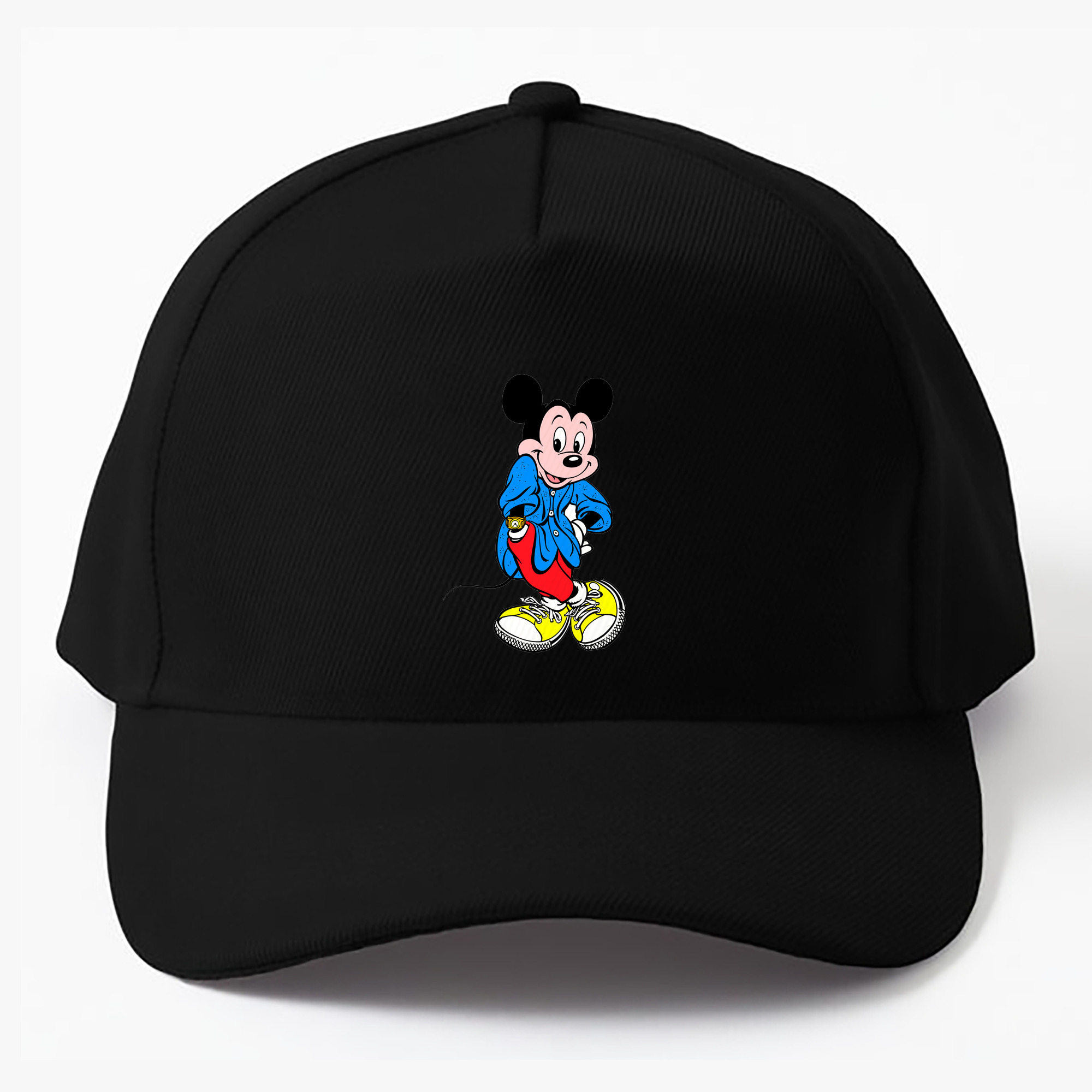 （画像用） ミッキーマウス Mickey Mouse ベースボールキャップ 綿100％ 男女兼用 帽子 スポーツ