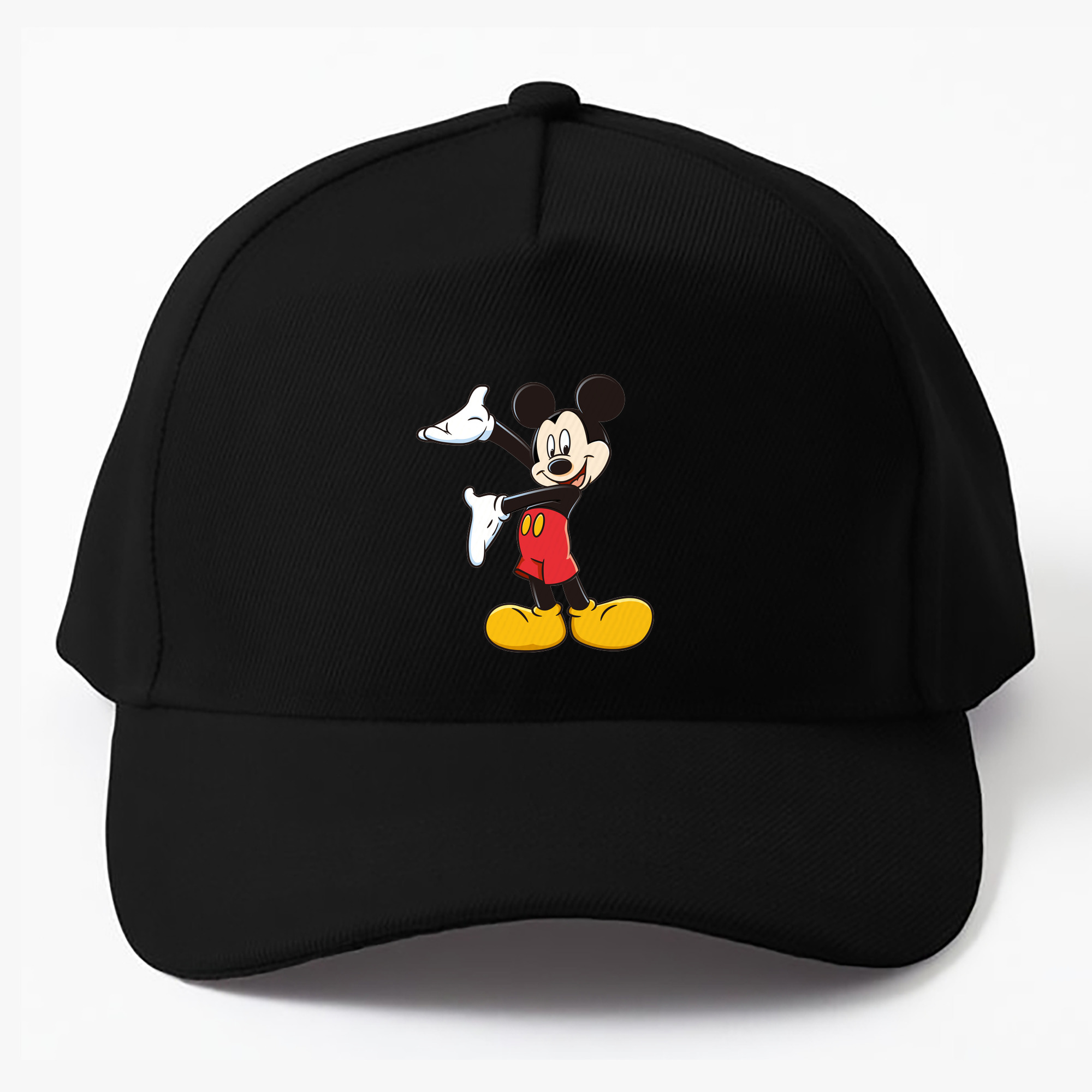 （画像用） ミッキーマウス Mickey Mouse ベースボールキャップ 綿100％ 男女兼用 帽子 スポーツ
