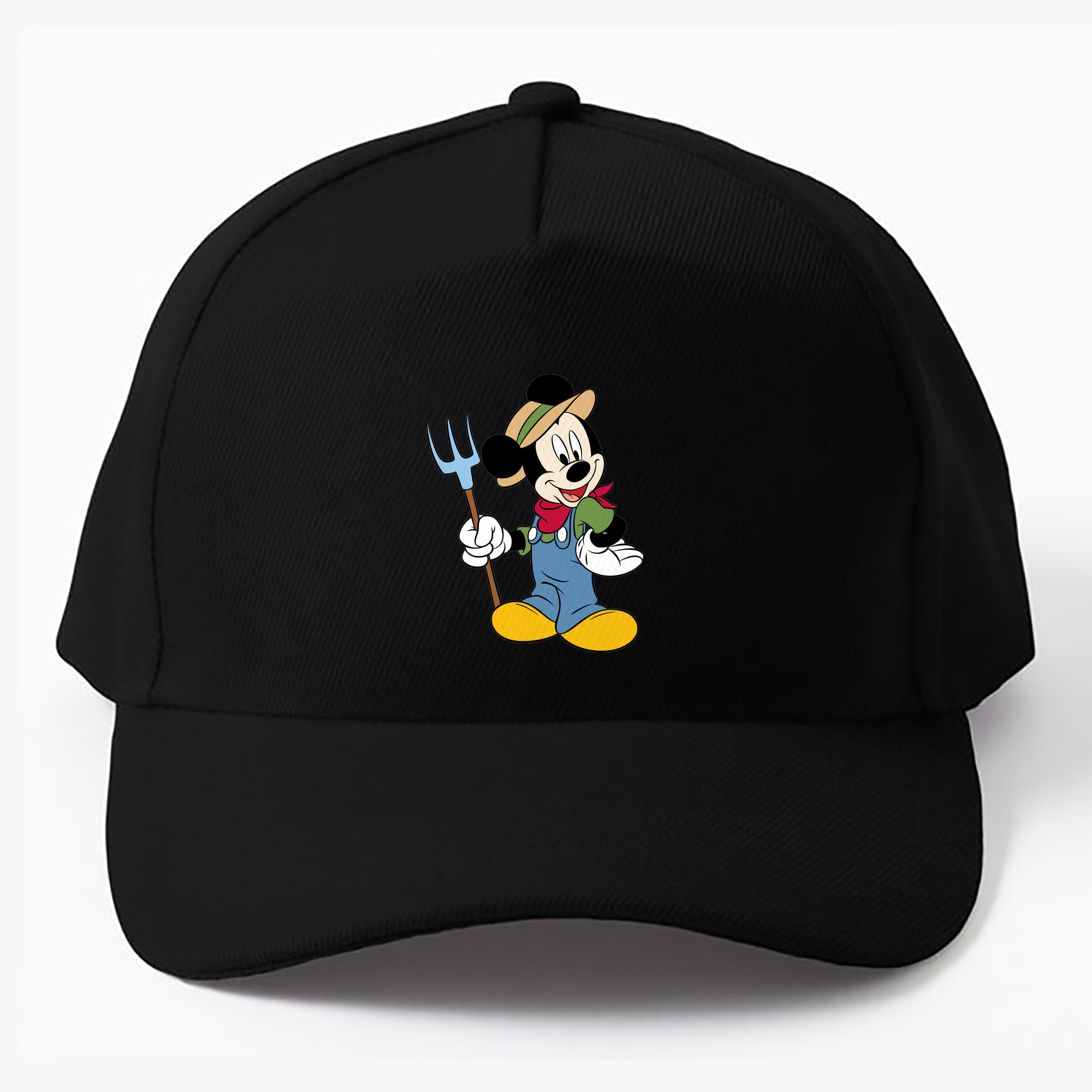 （画像用） ミッキーマウス Mickey Mouse ベースボールキャップ 綿100％ 男女兼用 帽子 スポーツ