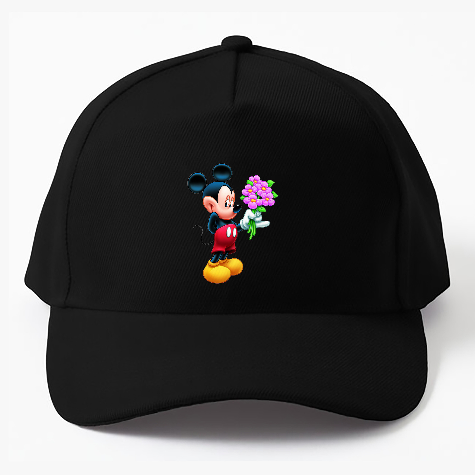 （画像用） ミッキーマウス Mickey Mouse ベースボールキャップ 綿100％ 男女兼用 帽子 スポーツ