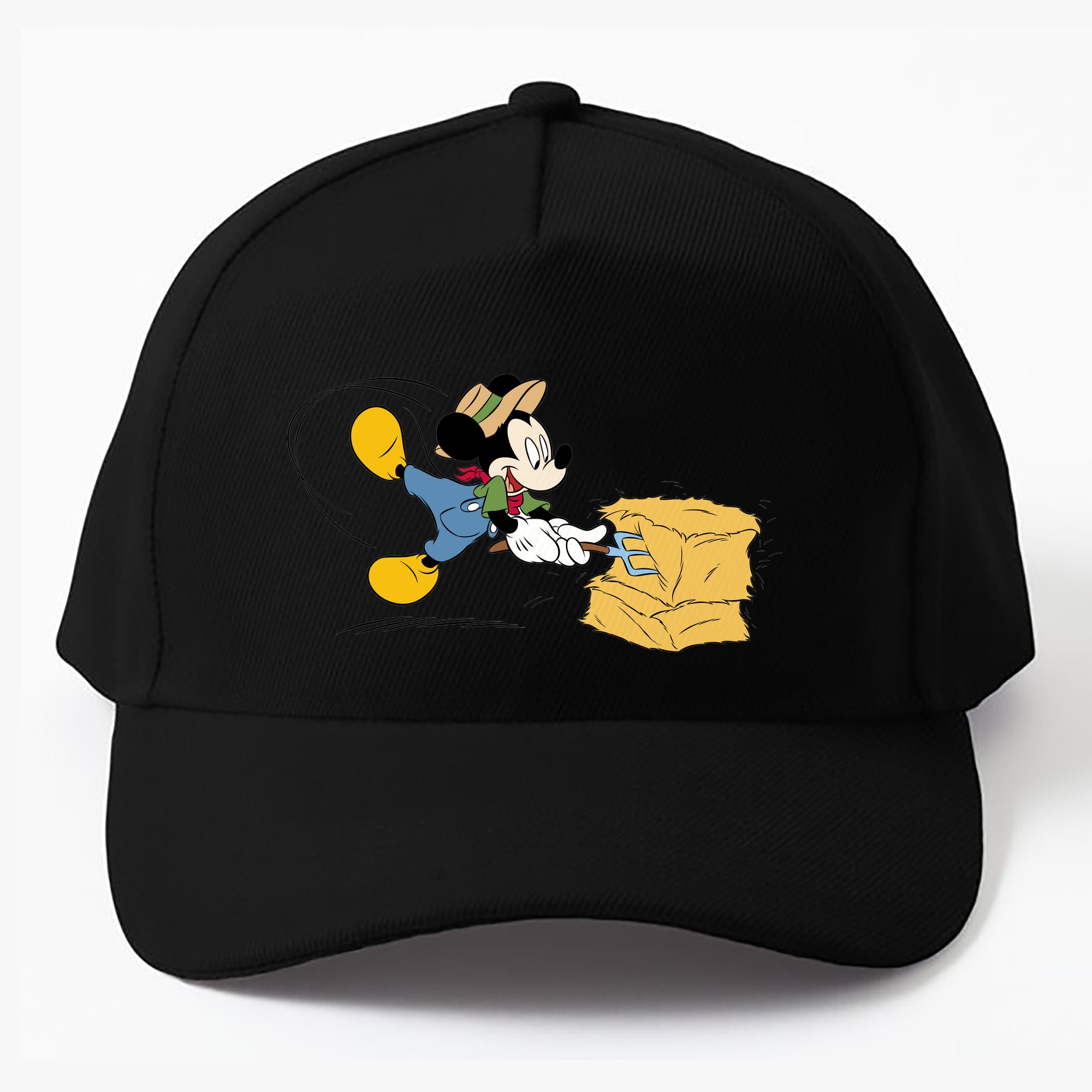 （画像用） ミッキーマウス Mickey Mouse ベースボールキャップ 綿100％ 男女兼用 帽子 スポーツ
