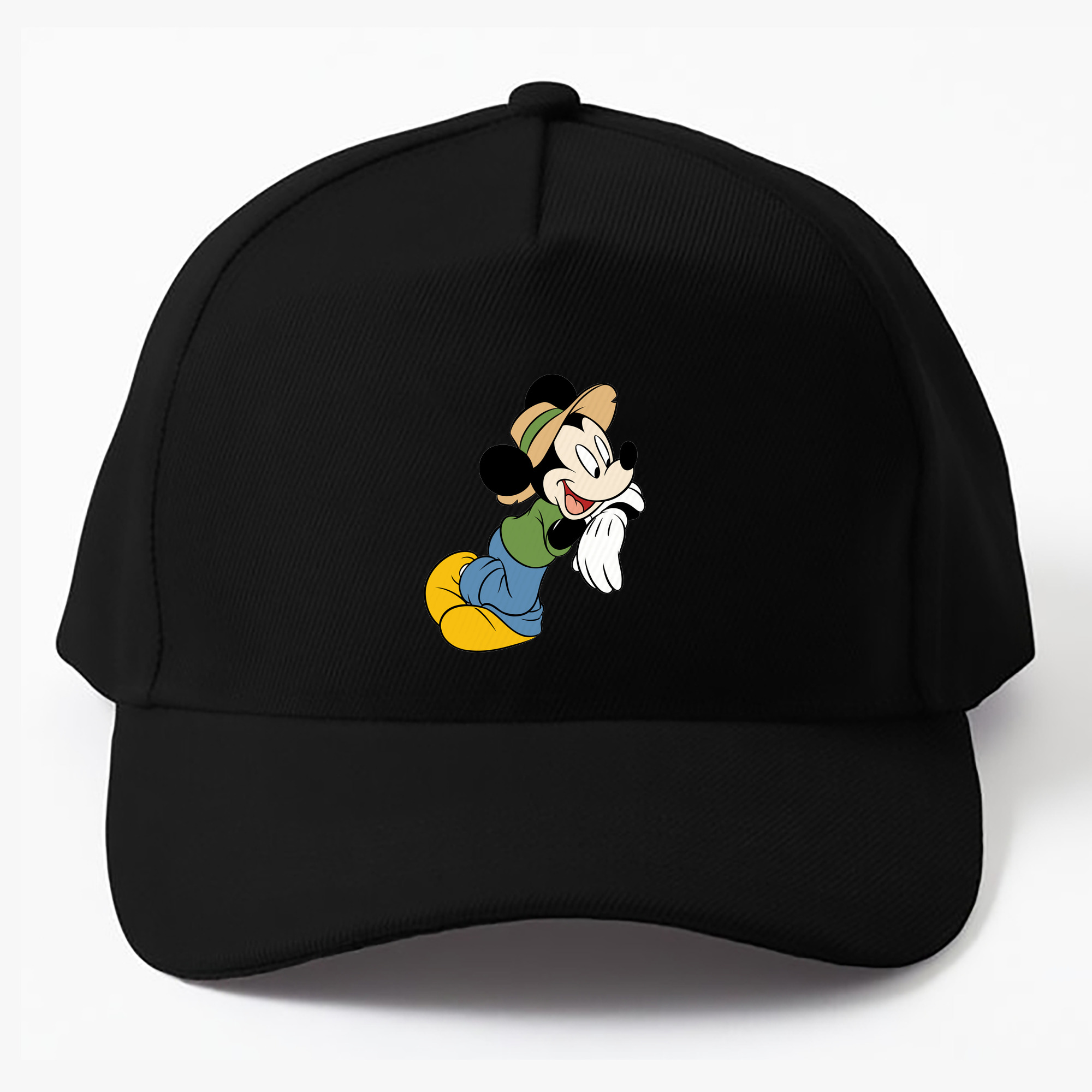 （画像用） ミッキーマウス Mickey Mouse ベースボールキャップ 綿100％ 男女兼用 帽子 スポーツ