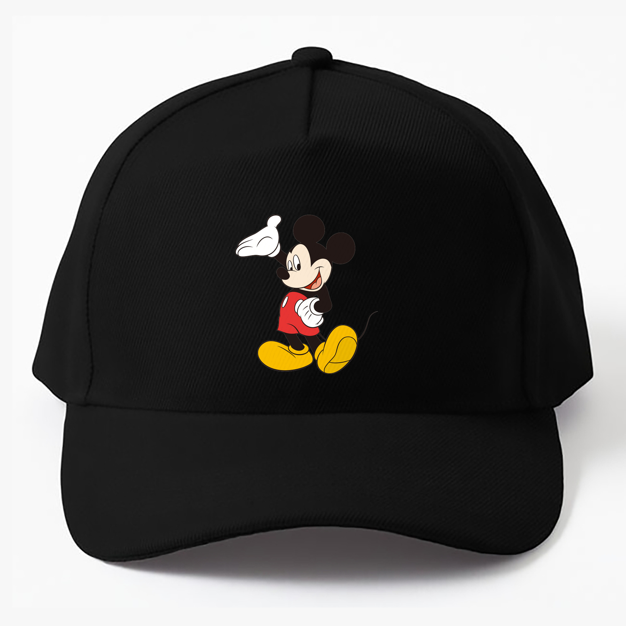 （画像用） ミッキーマウス Mickey Mouse ベースボールキャップ 綿100％ 男女兼用 帽子 スポーツ