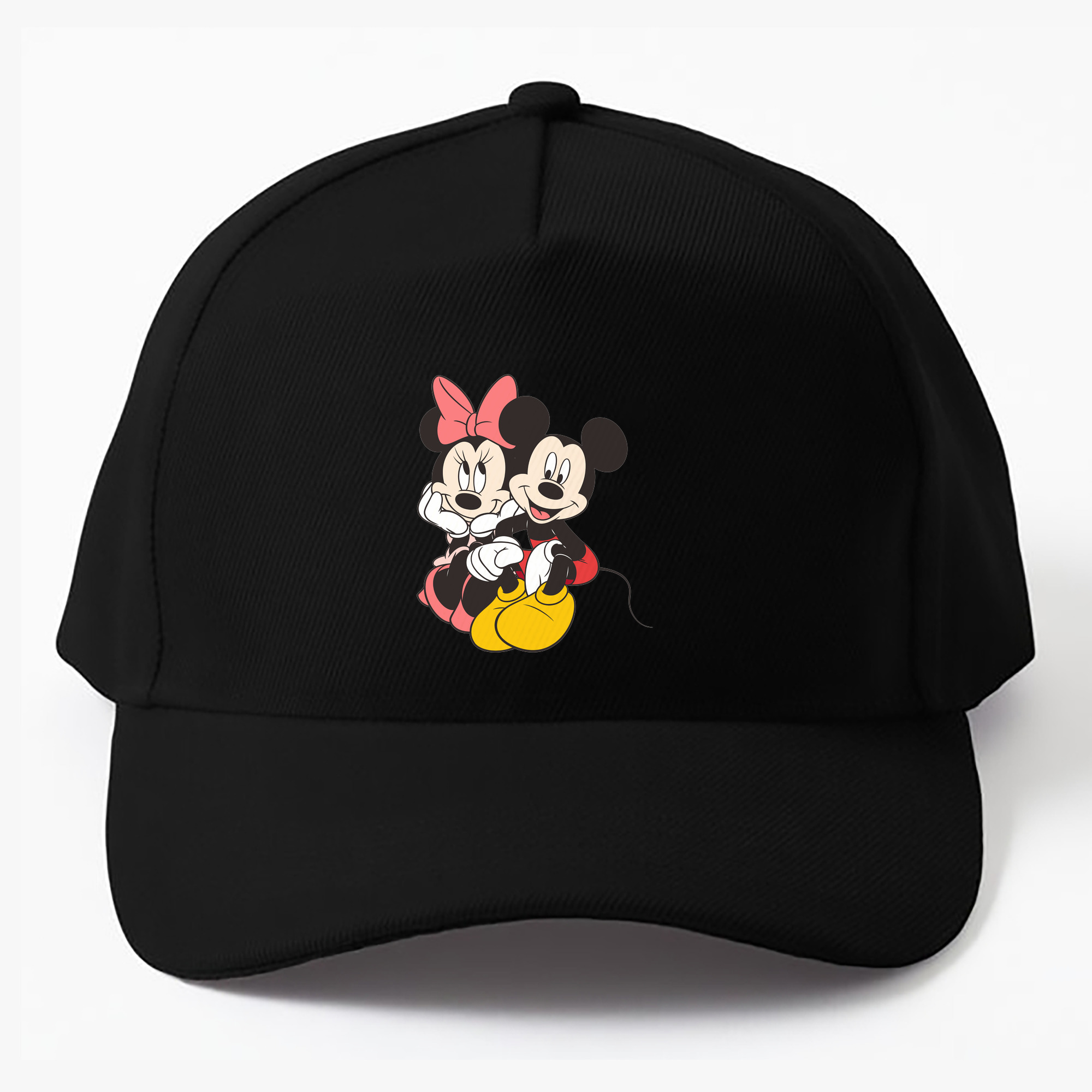 （画像用） ミッキーマウス Mickey Mouse ベースボールキャップ 綿100％ 男女兼用 帽子 スポーツ