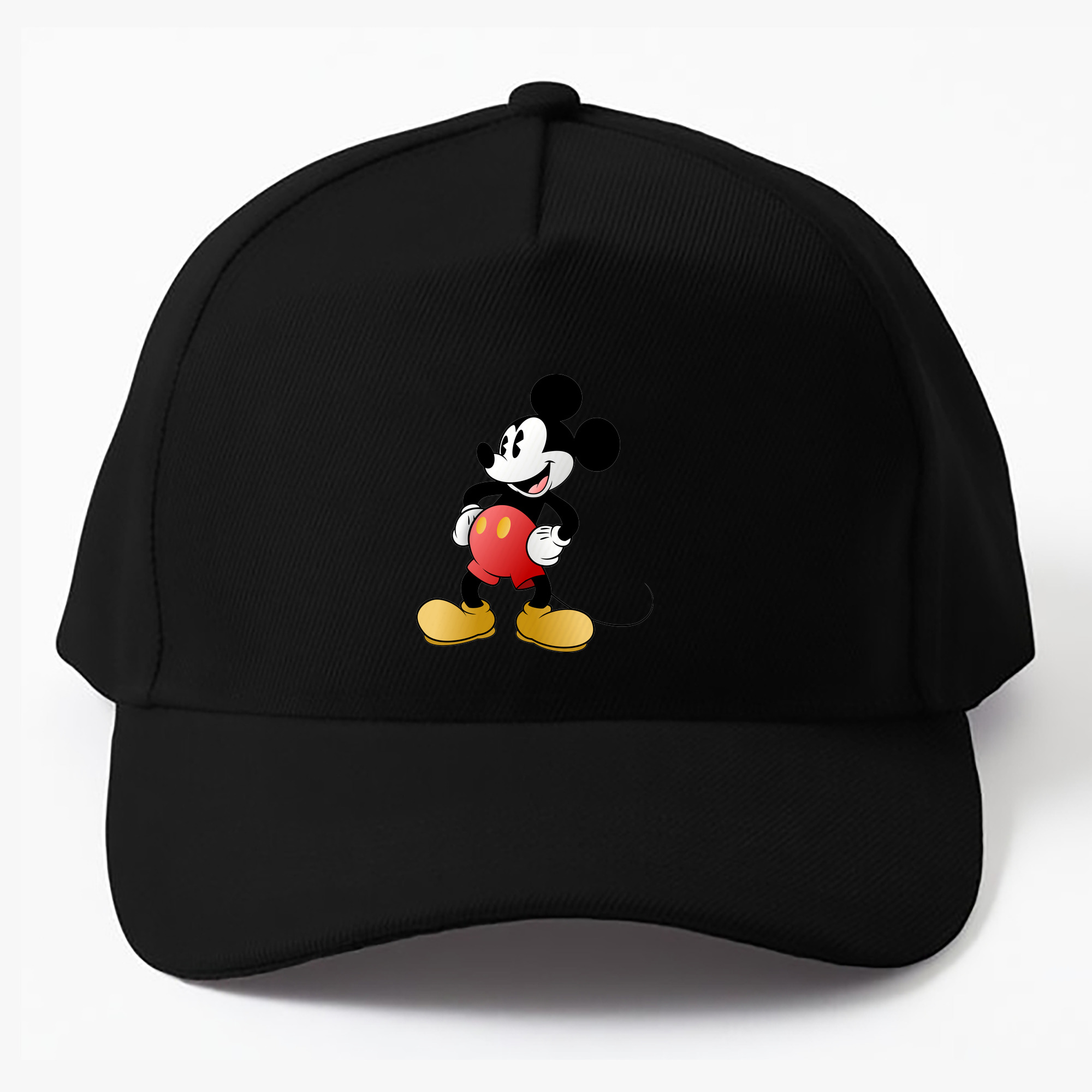 （画像用） ミッキーマウス Mickey Mouse ベースボールキャップ 綿100％ 男女兼用 帽子 スポーツ