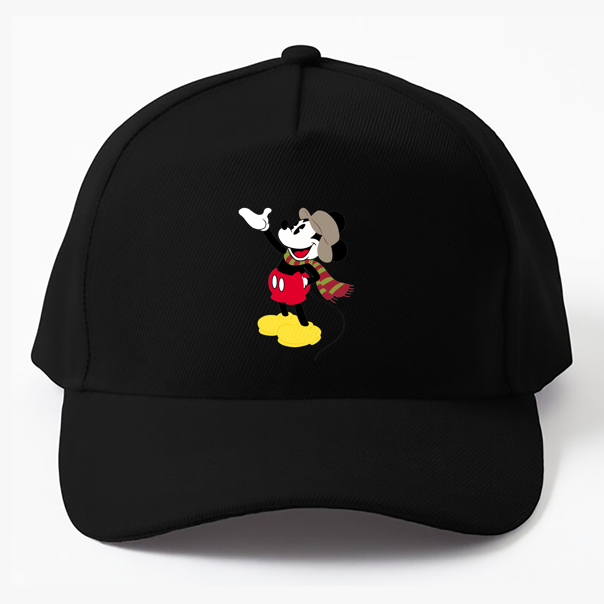 （画像用） ミッキーマウス Mickey Mouse ベースボールキャップ 綿100％ 男女兼用 帽子 スポーツ