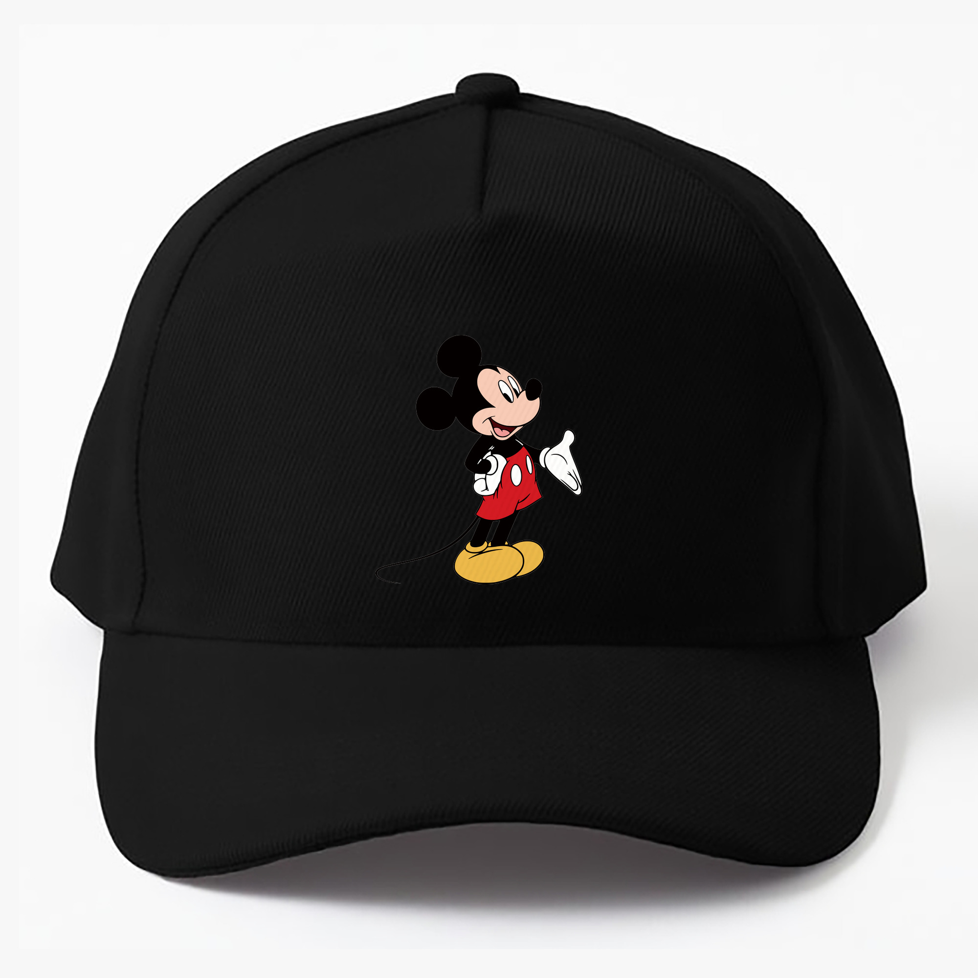 （画像用） ミッキーマウス Mickey Mouse ベースボールキャップ 綿100％ 男女兼用 帽子 スポーツ