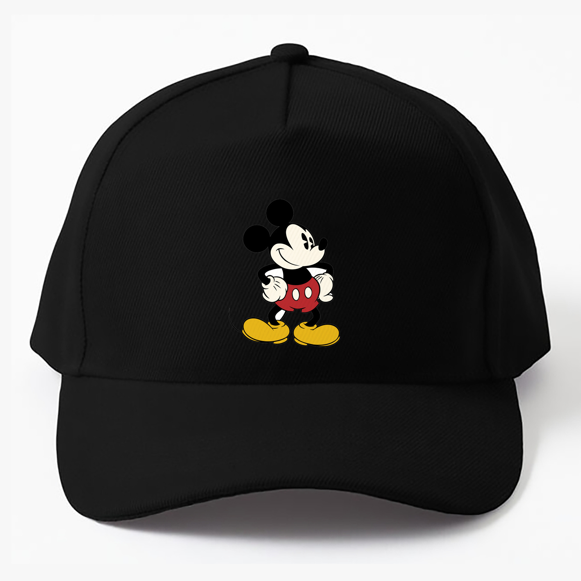 （画像用） ミッキーマウス Mickey Mouse ベースボールキャップ 綿100％ 男女兼用 帽子 スポーツ