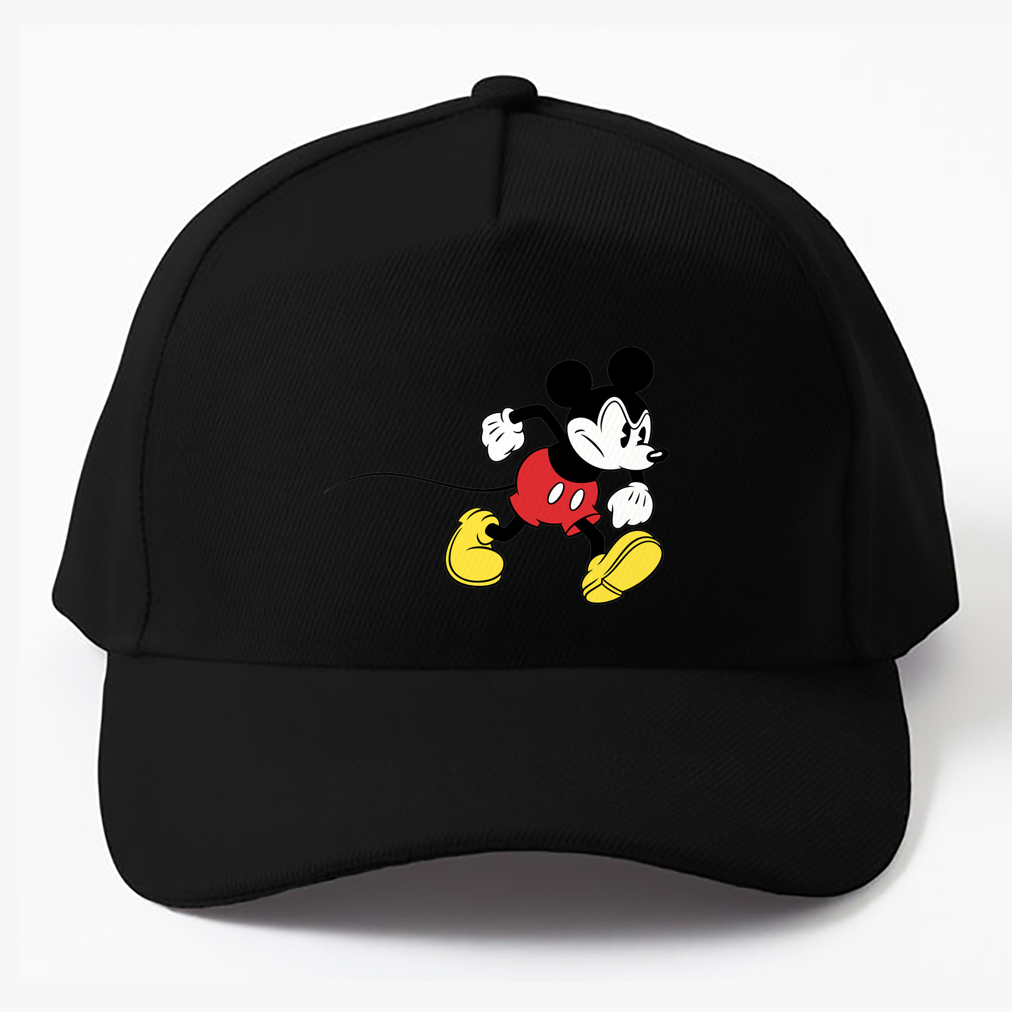 （画像用） ミッキーマウス Mickey Mouse ベースボールキャップ 綿100％ 男女兼用 帽子 スポーツ