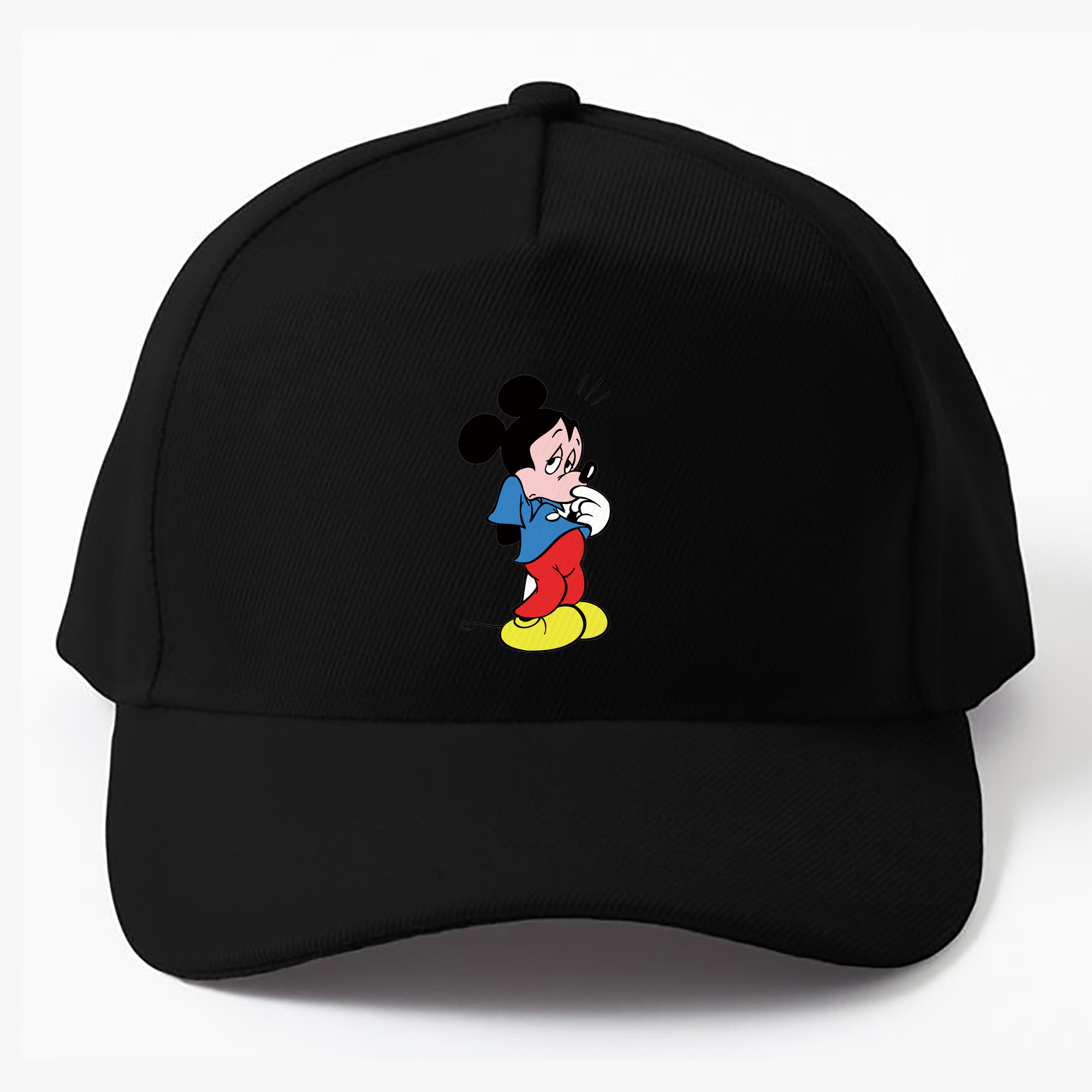 （画像用） ミッキーマウス Mickey Mouse ベースボールキャップ 綿100％ 男女兼用 帽子 スポーツ