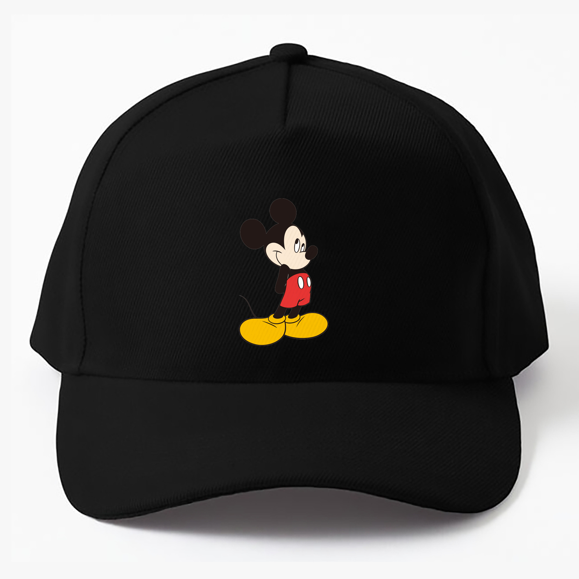 （画像用） ミッキーマウス Mickey Mouse ベースボールキャップ 綿100％ 男女兼用 帽子 スポーツ