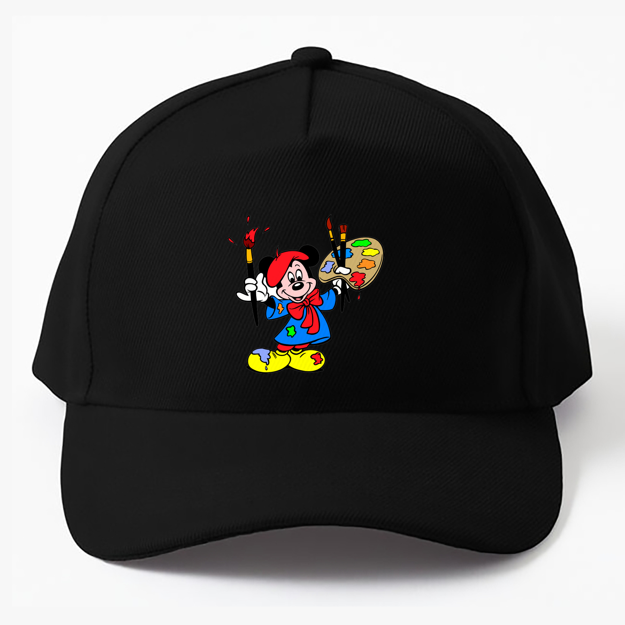 （画像用） ミッキーマウス Mickey Mouse ベースボールキャップ 綿100％ 男女兼用 帽子 スポーツ