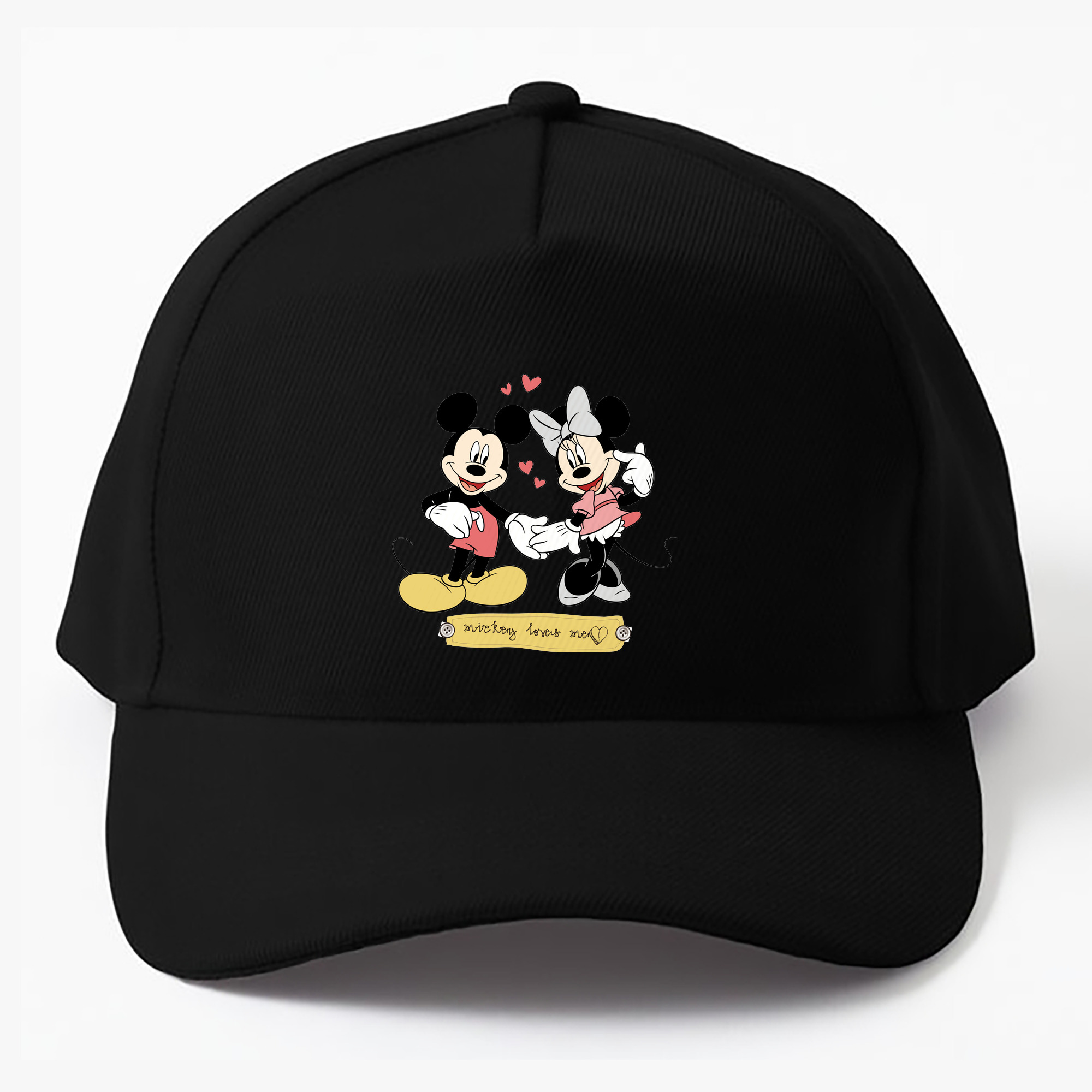 （画像用） ミッキーマウス Mickey Mouse ベースボールキャップ 綿100％ 男女兼用 帽子 スポーツ