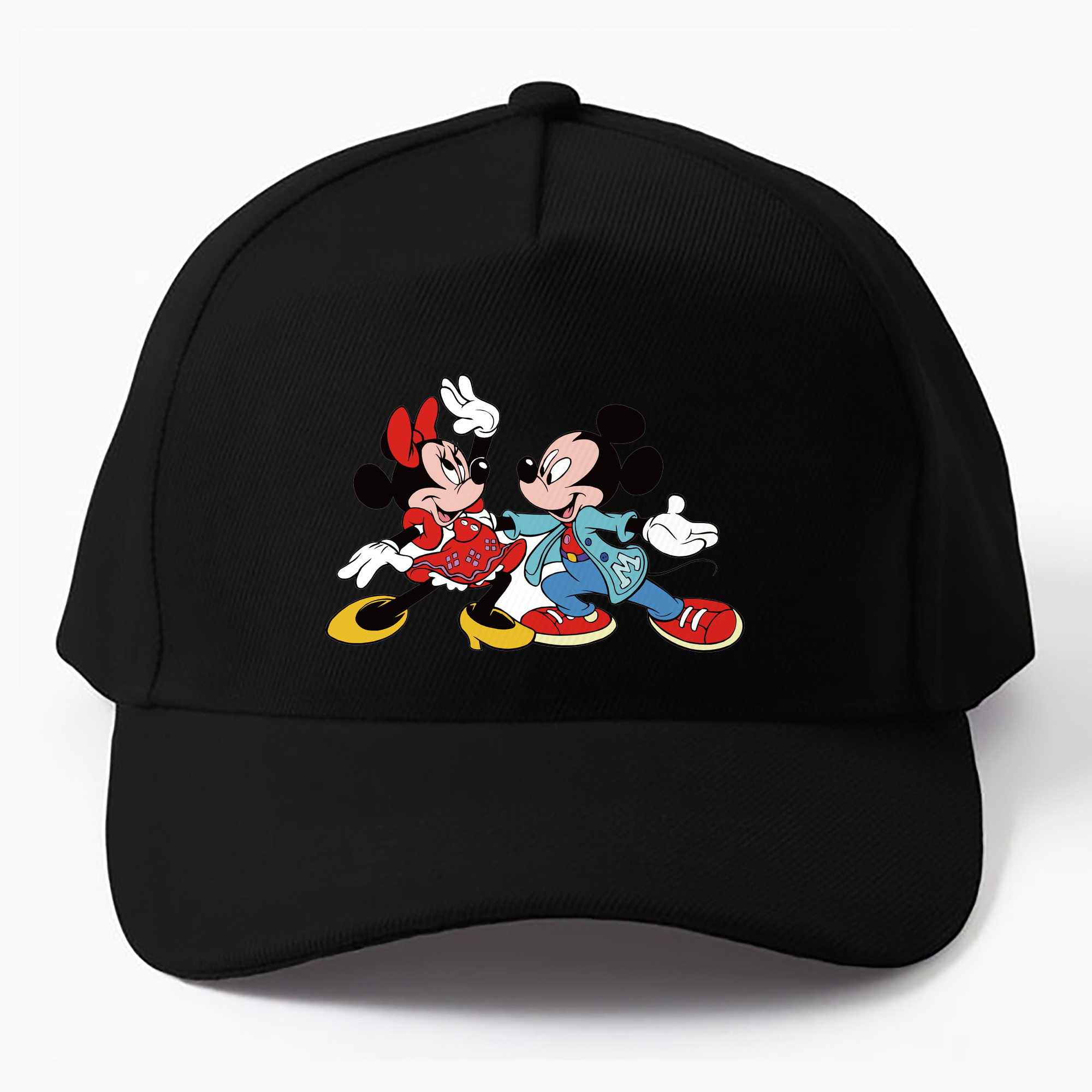 （画像用） ミッキーマウス Mickey Mouse ベースボールキャップ 綿100％ 男女兼用 帽子 スポーツ