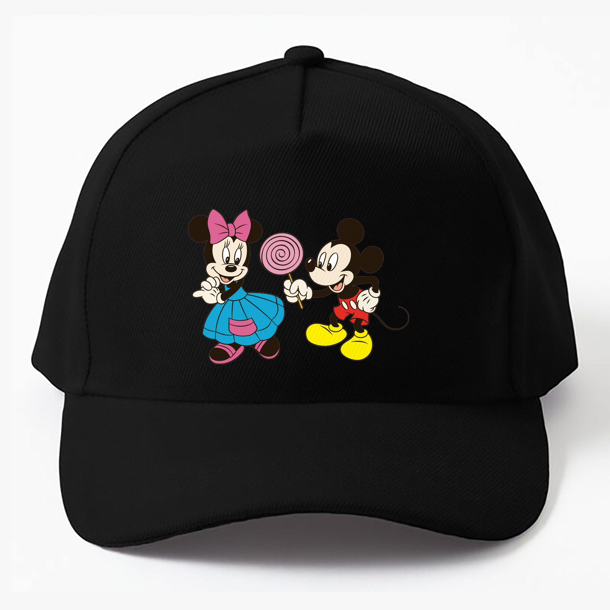 （画像用） ミッキーマウス Mickey Mouse ベースボールキャップ 綿100％ 男女兼用 帽子 スポーツ
