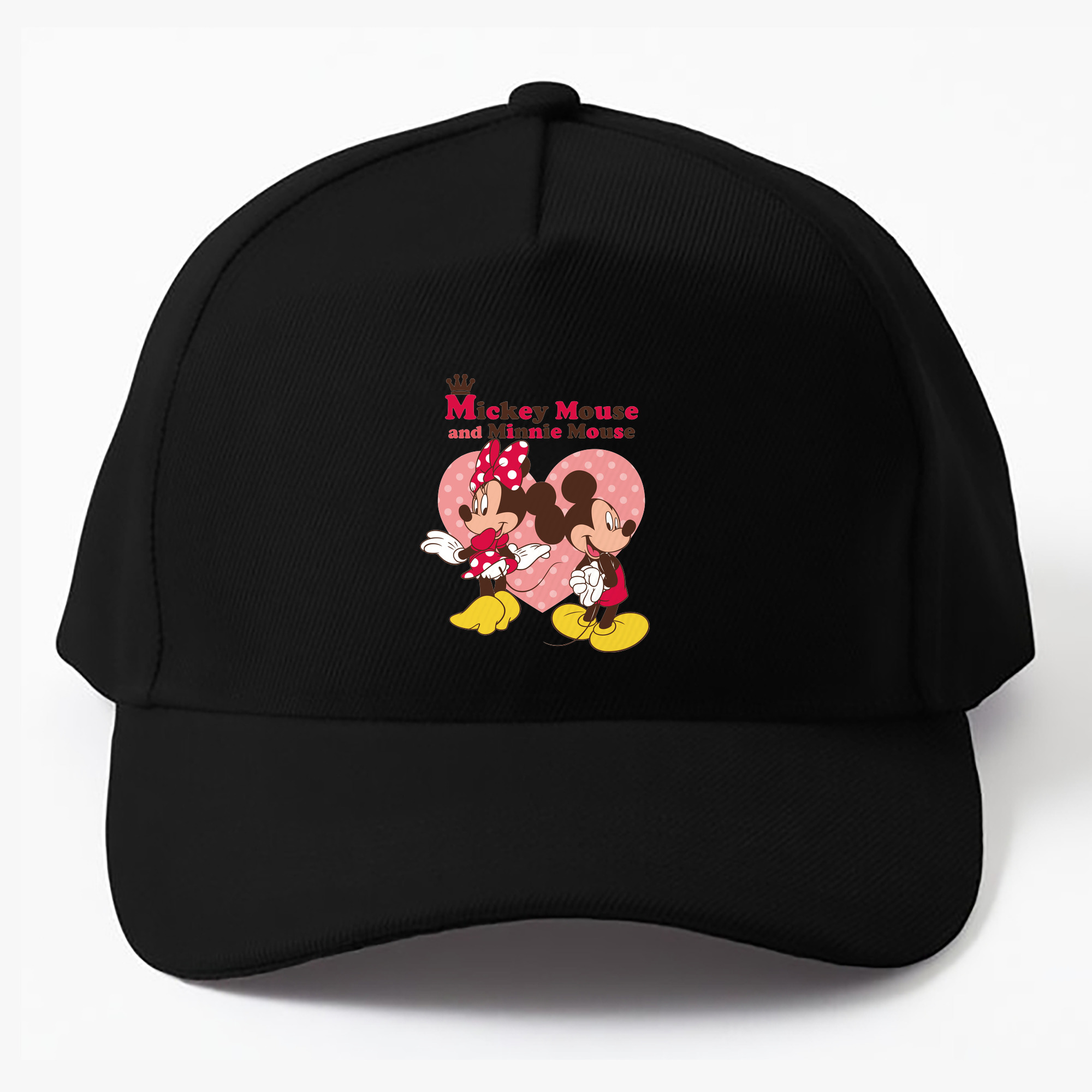 （画像用） ミッキーマウス Mickey Mouse ベースボールキャップ 綿100％ 男女兼用 帽子 スポーツ